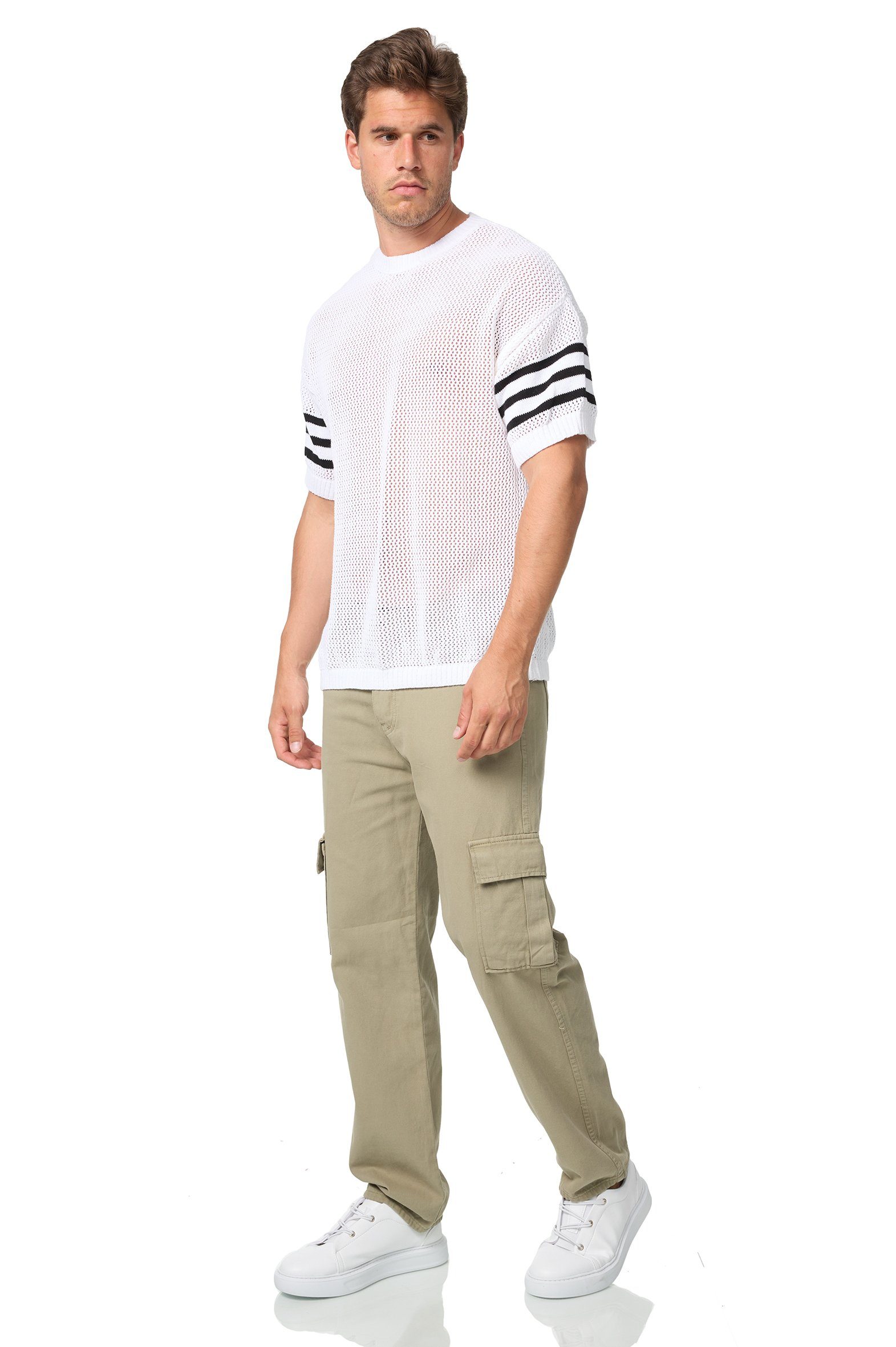 Denim Distriqt Cargohose Herren Baggy- Fit günstig online kaufen
