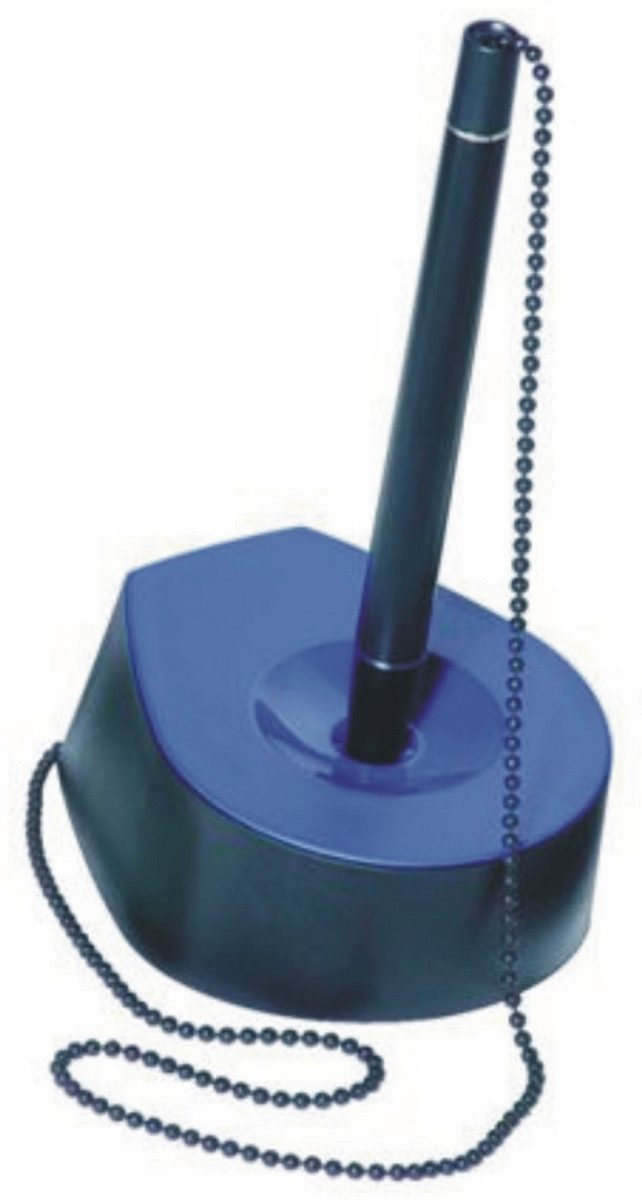 HAN-Bürogeräte Kugelschreiber Kugelschreiberständer Salsa extra schwere Ausführung blau/schwarz