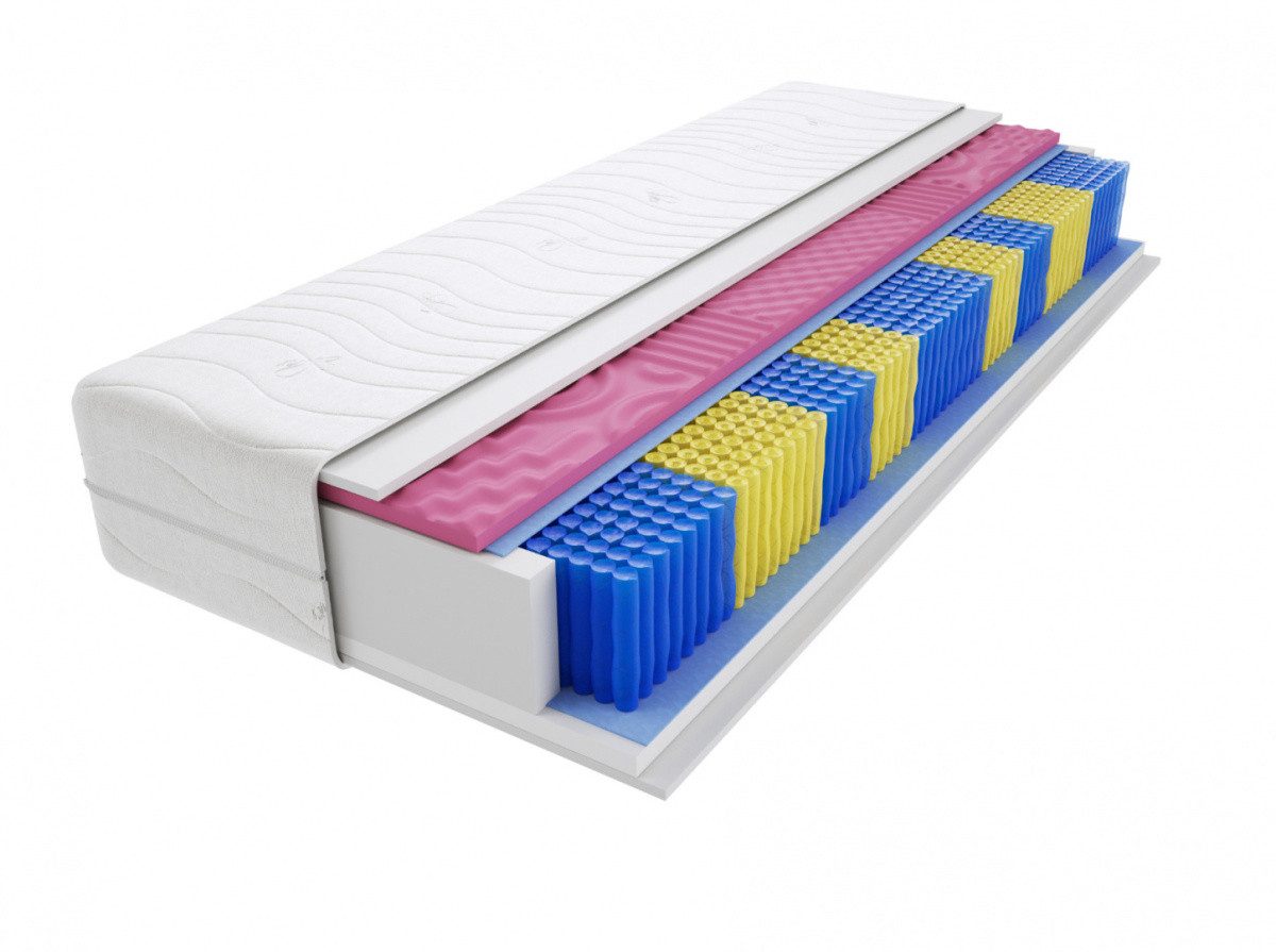 Taschenfederkernmatratze Matratzen, Taschenmatratzen Landa Molet Multitaschen 60x200 cm, Godre, 18 cm hoch