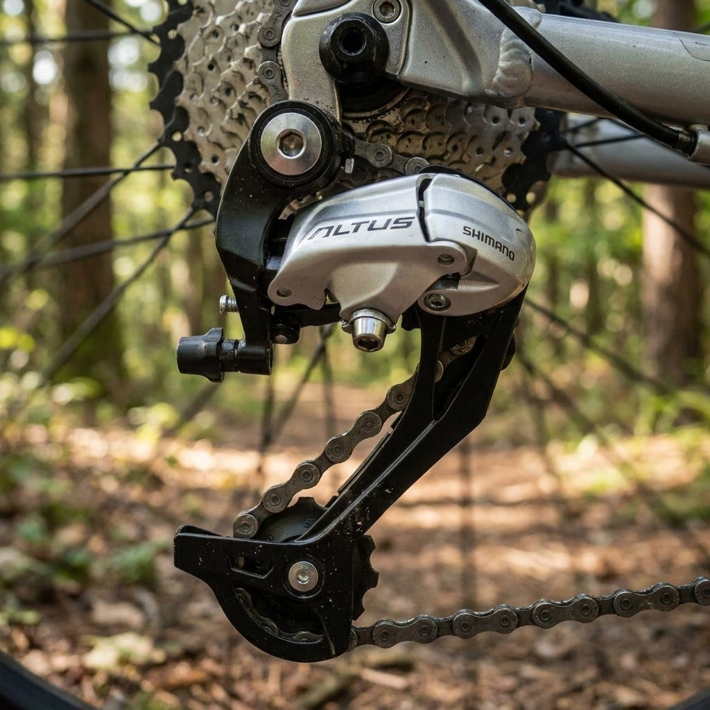 Shimano Schaltwerk Shimano Altus RD-M370 9-fach Schaltwerk lang silber - präzise und zuve