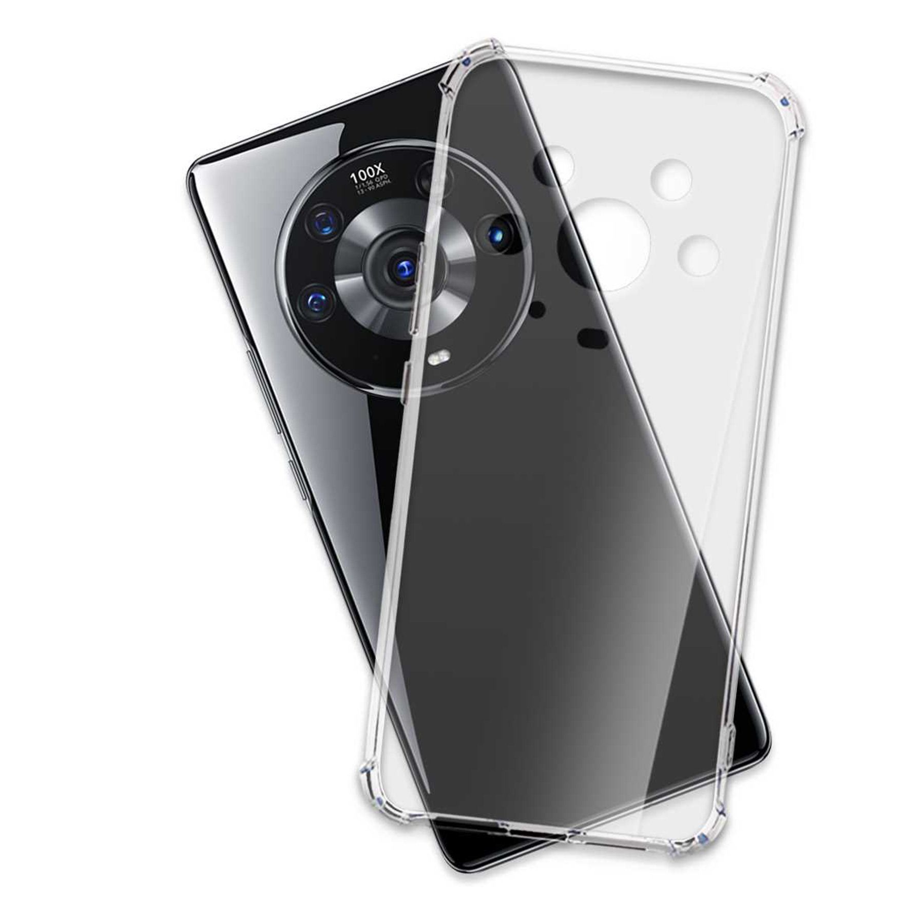 mtb more energy Smartphone-Hülle Clear Armor Case für Honor Magic3 Pro, Transparente TPU Schutzhülle Case Backcover mit Anti-Shock Verstärkung