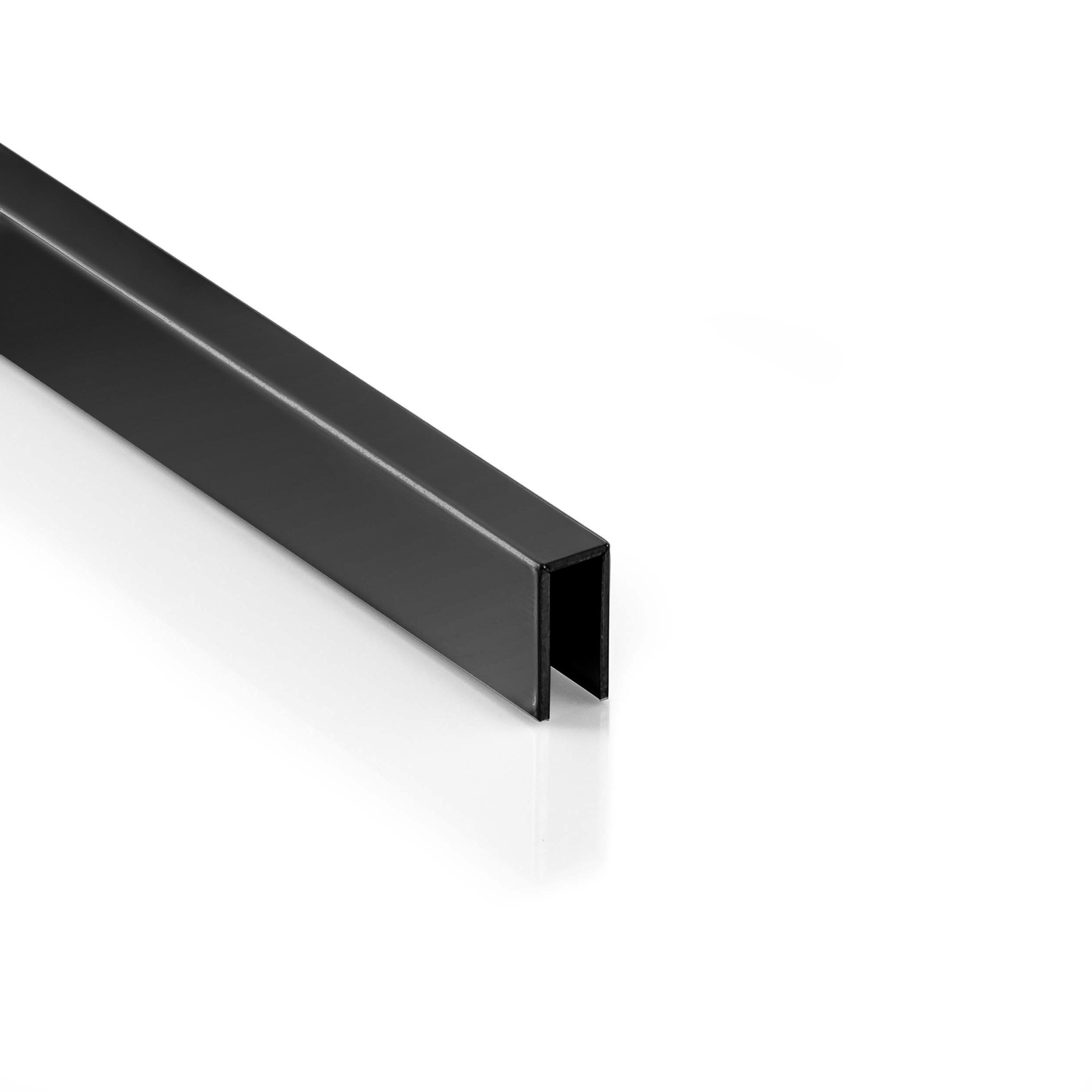 tktrading24 Abschlussprofil Deko Bordüre U-Profil Zierleiste Fliesenschiene Edelstahl V2A 2,5m 3mm