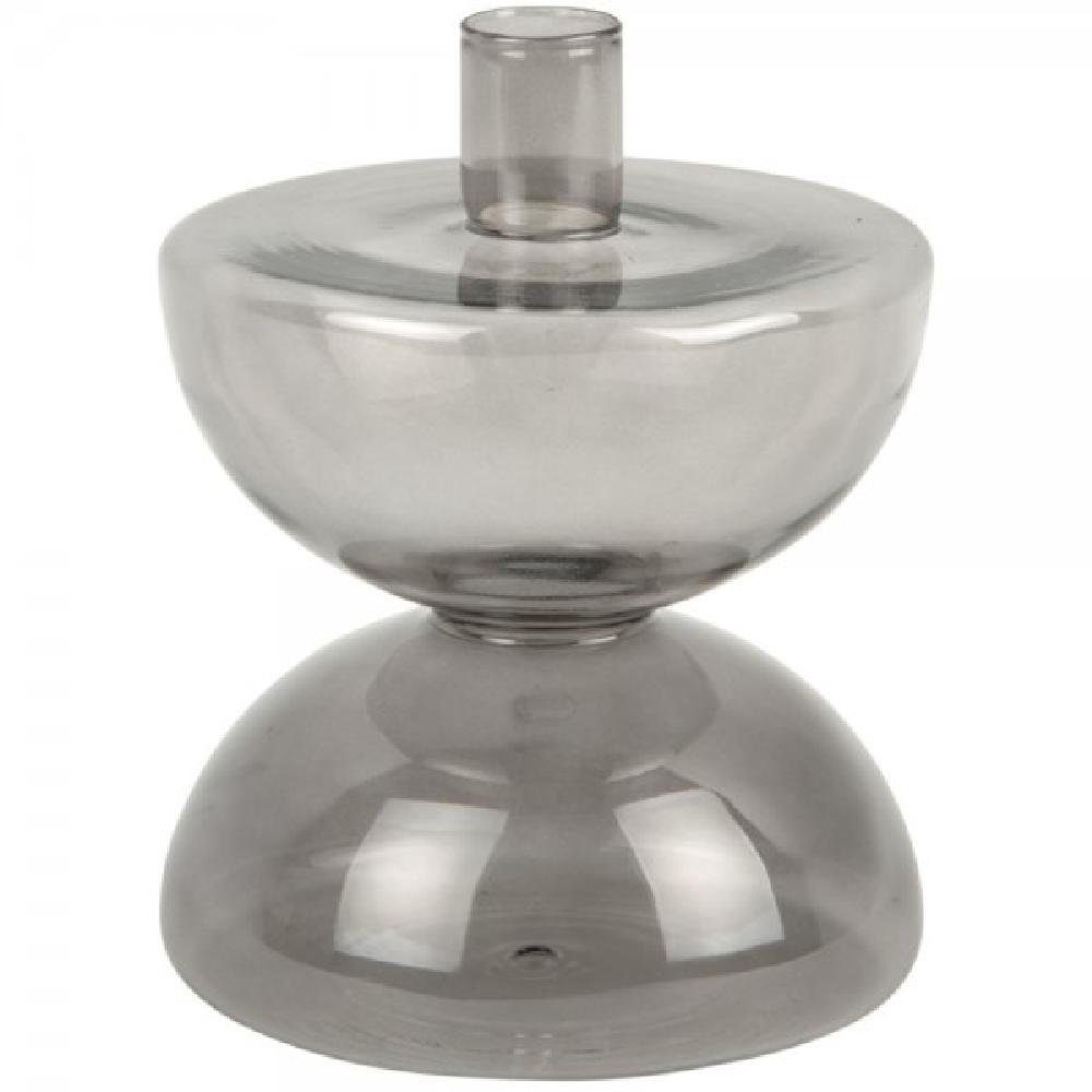 Present Time Kerzenhalter Kerzenhalter Diabolo Glass Black (Groß)