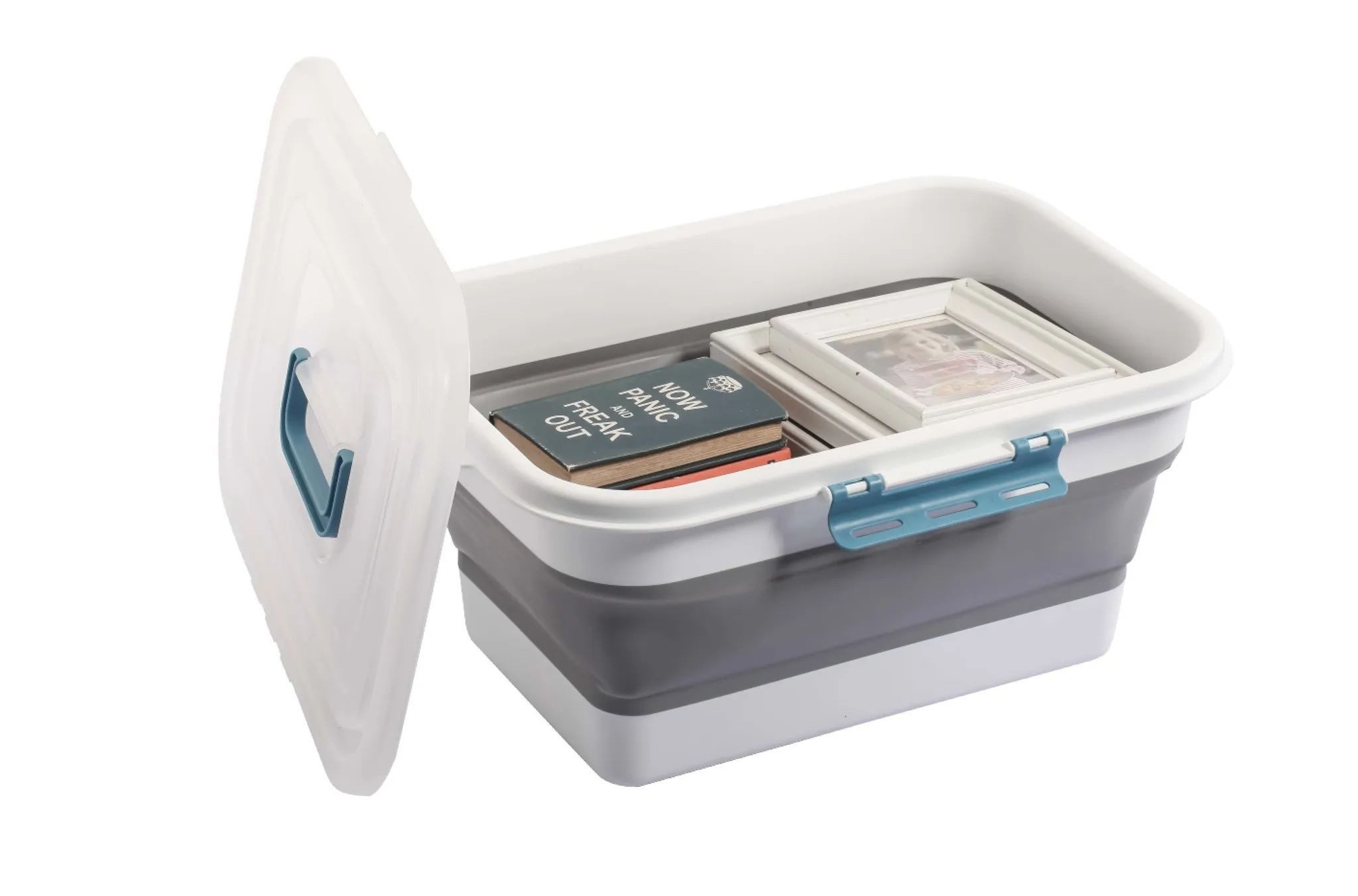 Westerholt Faltbox Faltbare Kunststoffbox mit Deckel "Sanny" 18 Liter / 45cm
