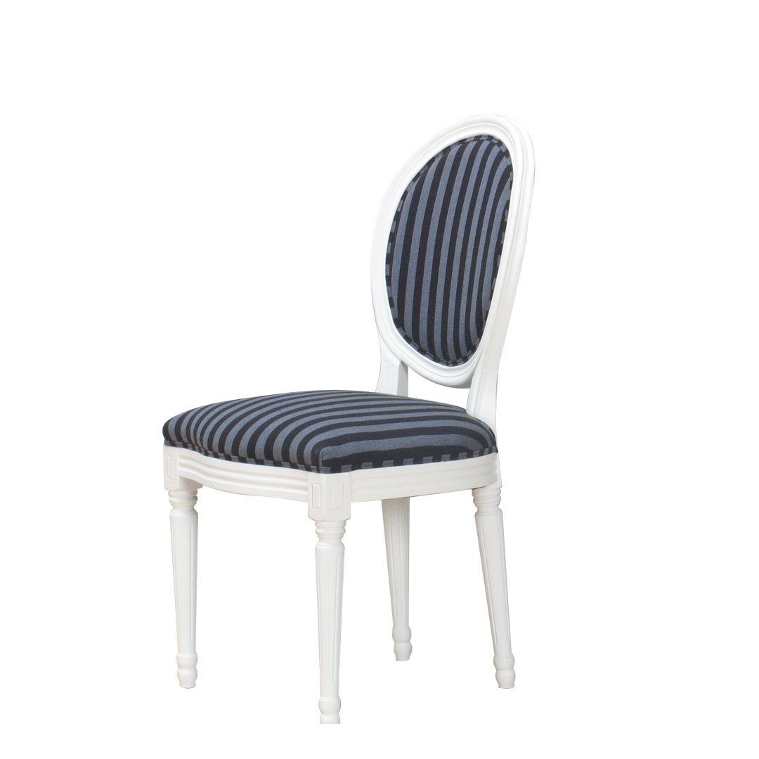 ebuy24 Esszimmerstuhl 2er Set Rokoko/Amaretta Esszimmerstuhl antik weiss (2 günstig online kaufen