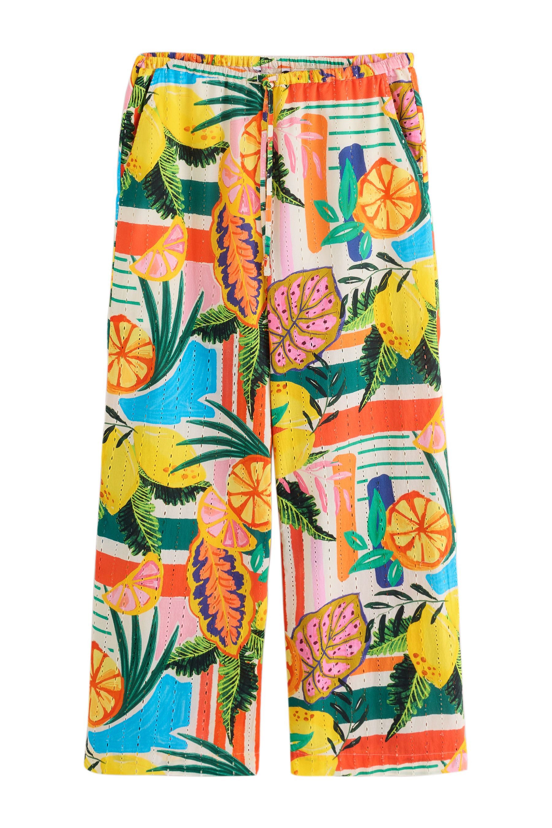 Stoffhose Bestickte Hose