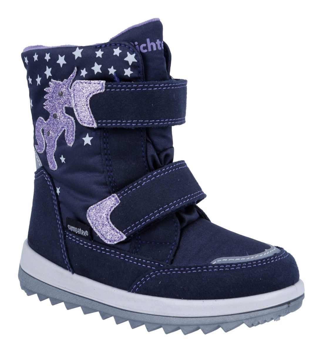 Richter Husky 2.0 Winterstiefel Klettschuh mit Blinkfunktion, Größenschablone zum Download