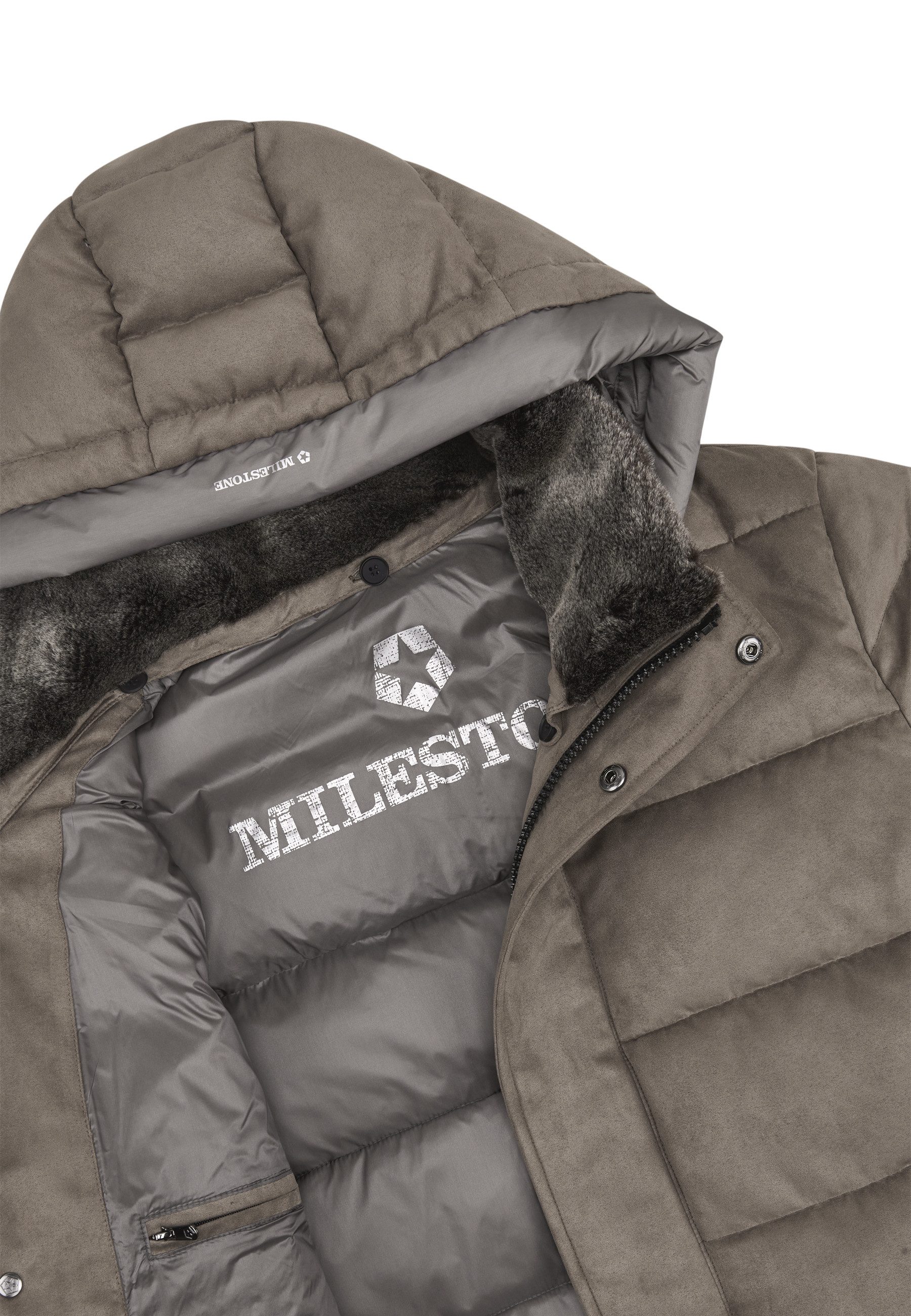 MILESTONE Parka MSLukas Herren Jacke Mantel normale Passform