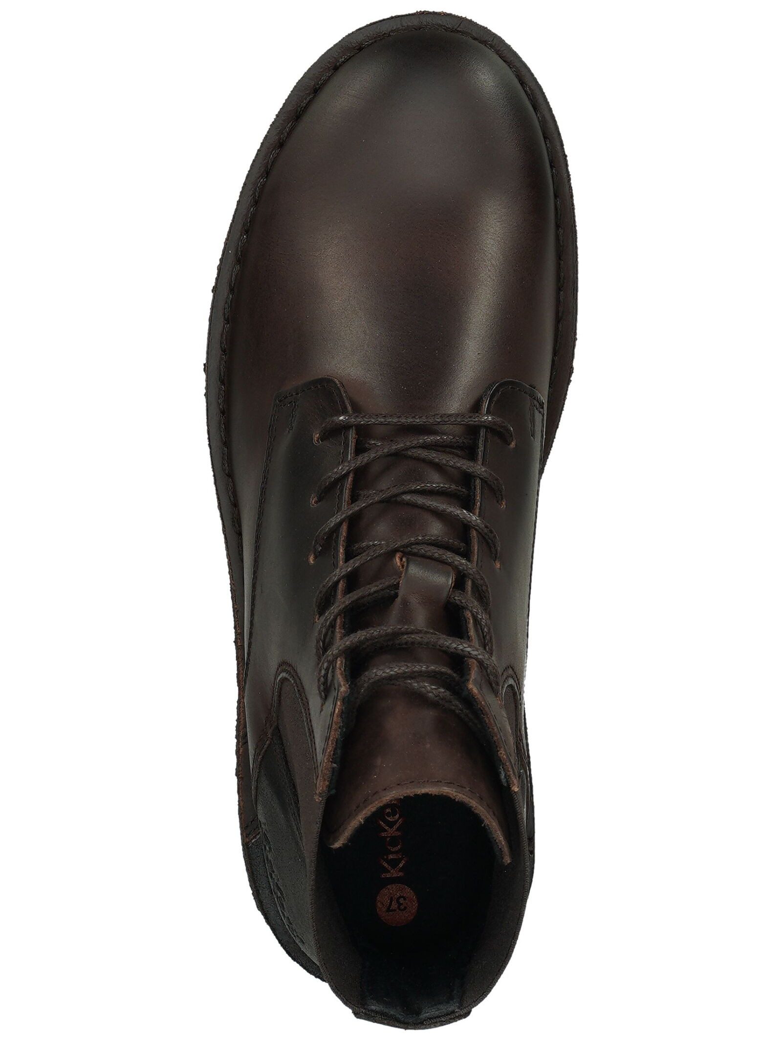 Kickers Stiefelette Leder . Schnürstiefelette