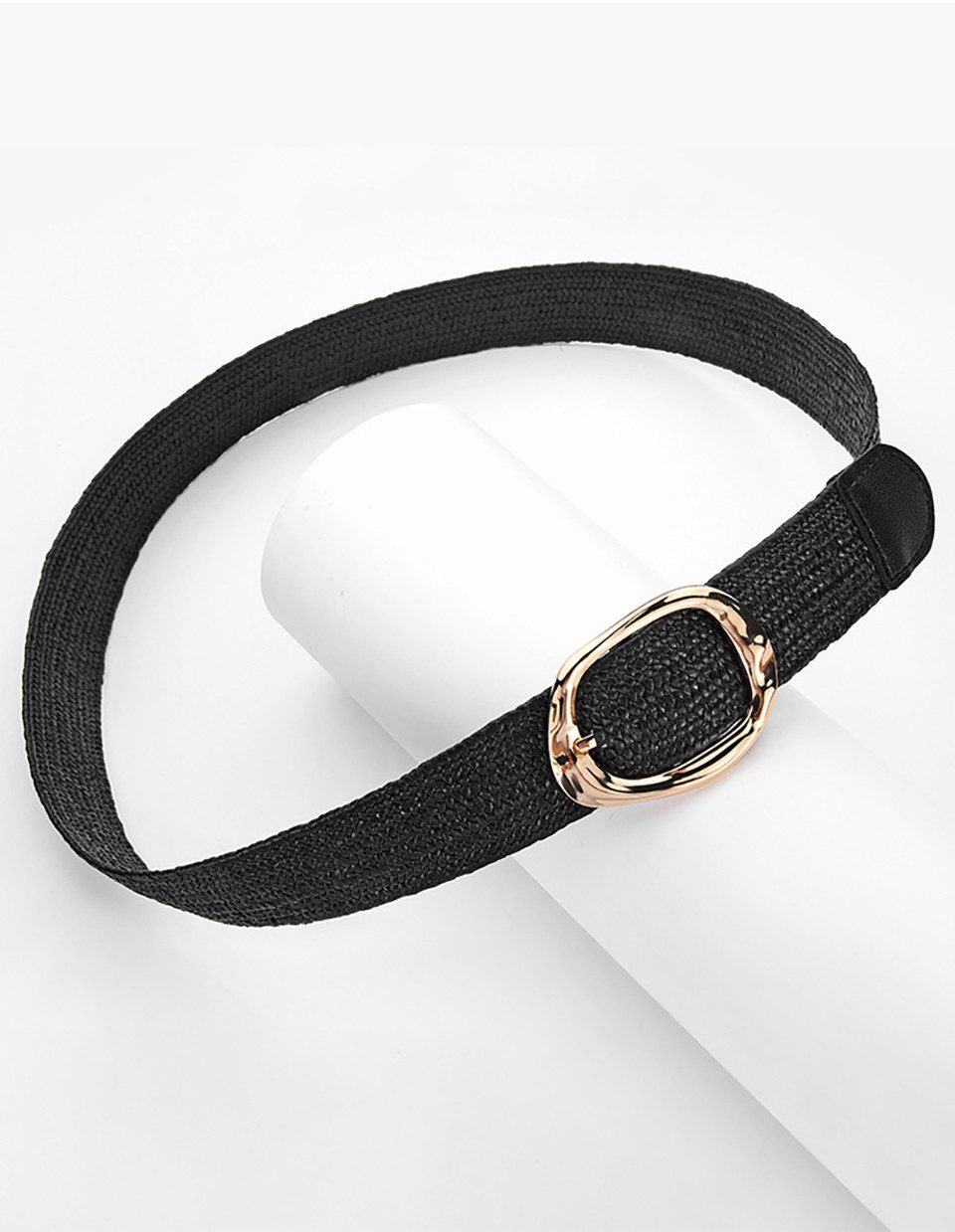 Zaewry Flechtgürtel Rattan-Flechtgürtel für Damen, breiter Taillengürtel für Kleider gewebter Boho-Gürtel für den Strandurlaub