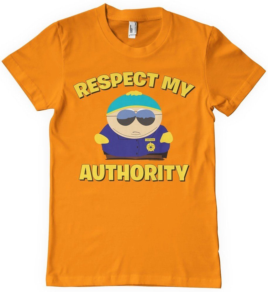 South Park T-Shirt Respect T-Shirt DarkGrey My Authority