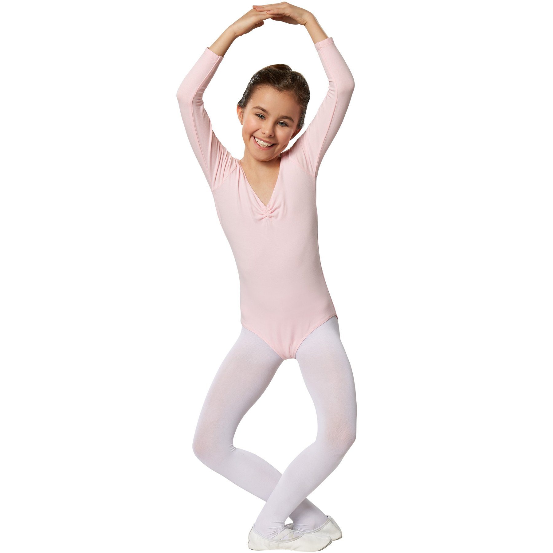 dressforfun Body Langarmeinteiler, Vielseitig kombinierbar, Hoher Tragekomfort (Unterziehoberteil, Konfektionsgröße 128 (7-8 Jahre) in pink) Leicht taillierte Form, Bequem, wunderschön und formbeständig
