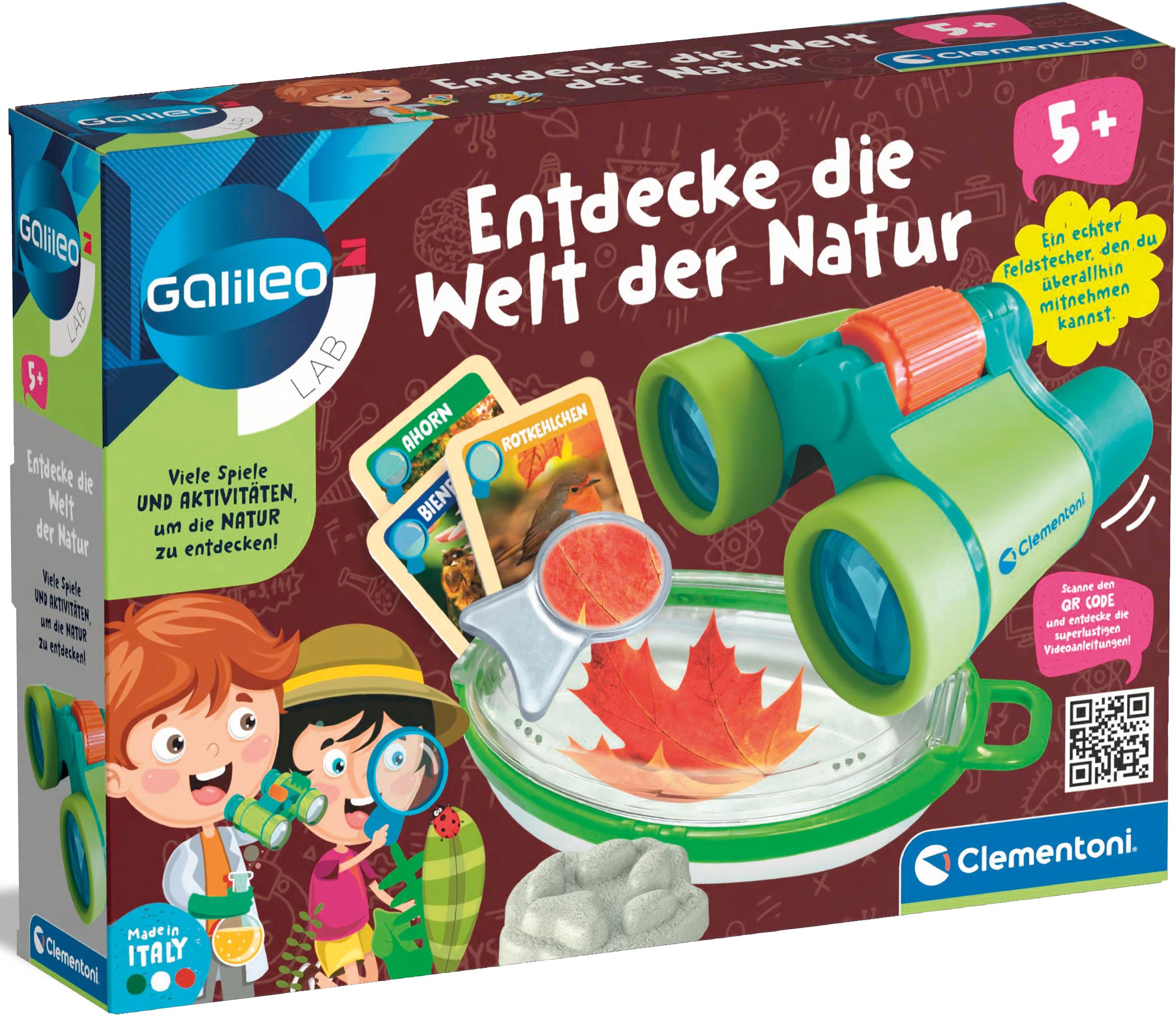 Galileo, Entdecke Made die Natur, Welt in der Europe Experimentierkasten Clementoni®