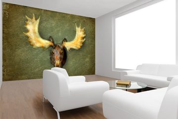 WandbilderXXL Fototapete The Elk, glatt, Kult & Kultur, Vliestapete, hochwertiger Digitaldruck, in verschiedenen Größen