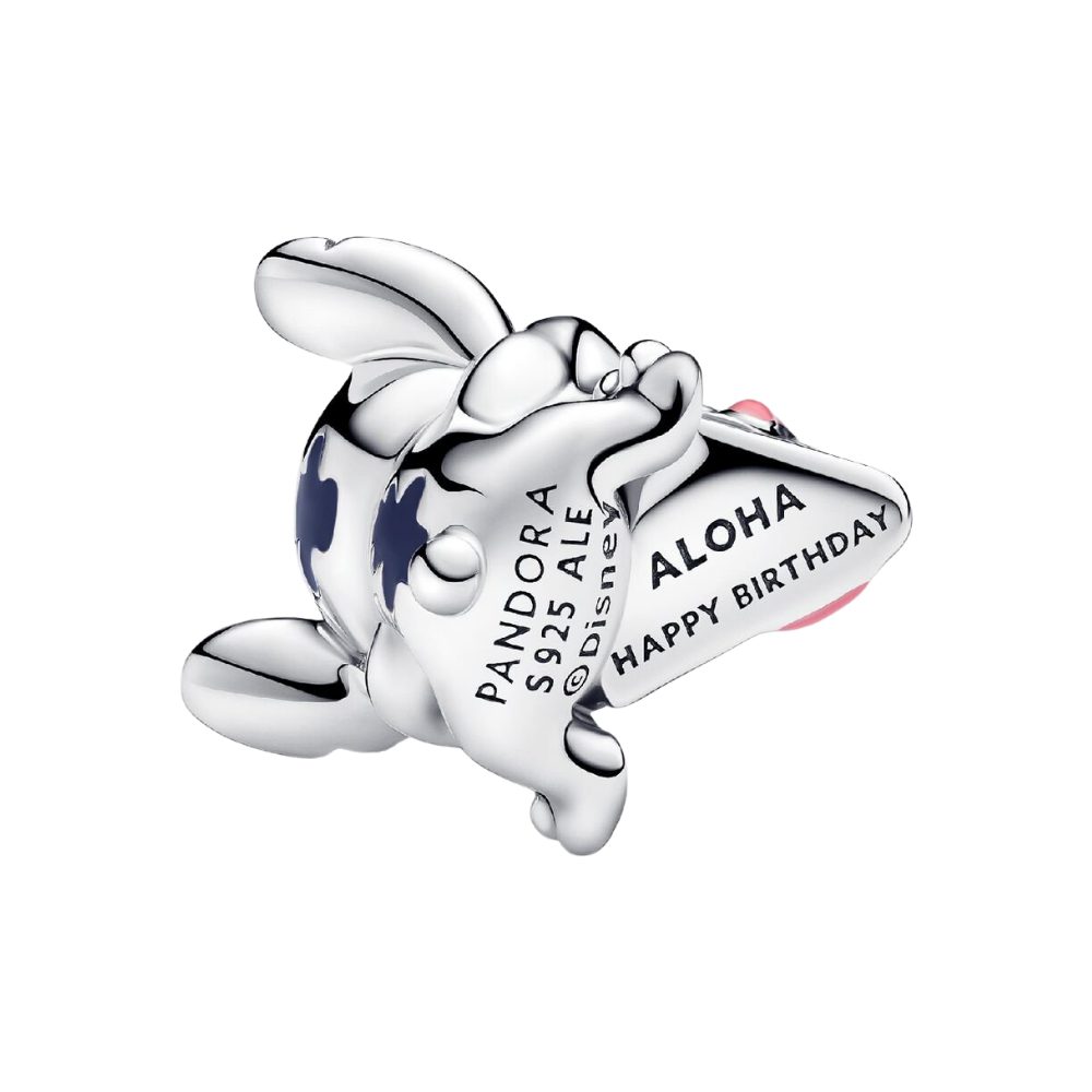 Pandora Charm-Einhänger 793189C01, Stitch, Geburtstagstorte, Geburtstag