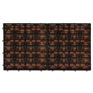 Karat Klickfliesen WPC-Terrassendielen Queen Hellbraun, Holzoptik, aus WPC, 60 x 30 cm, 1 St.