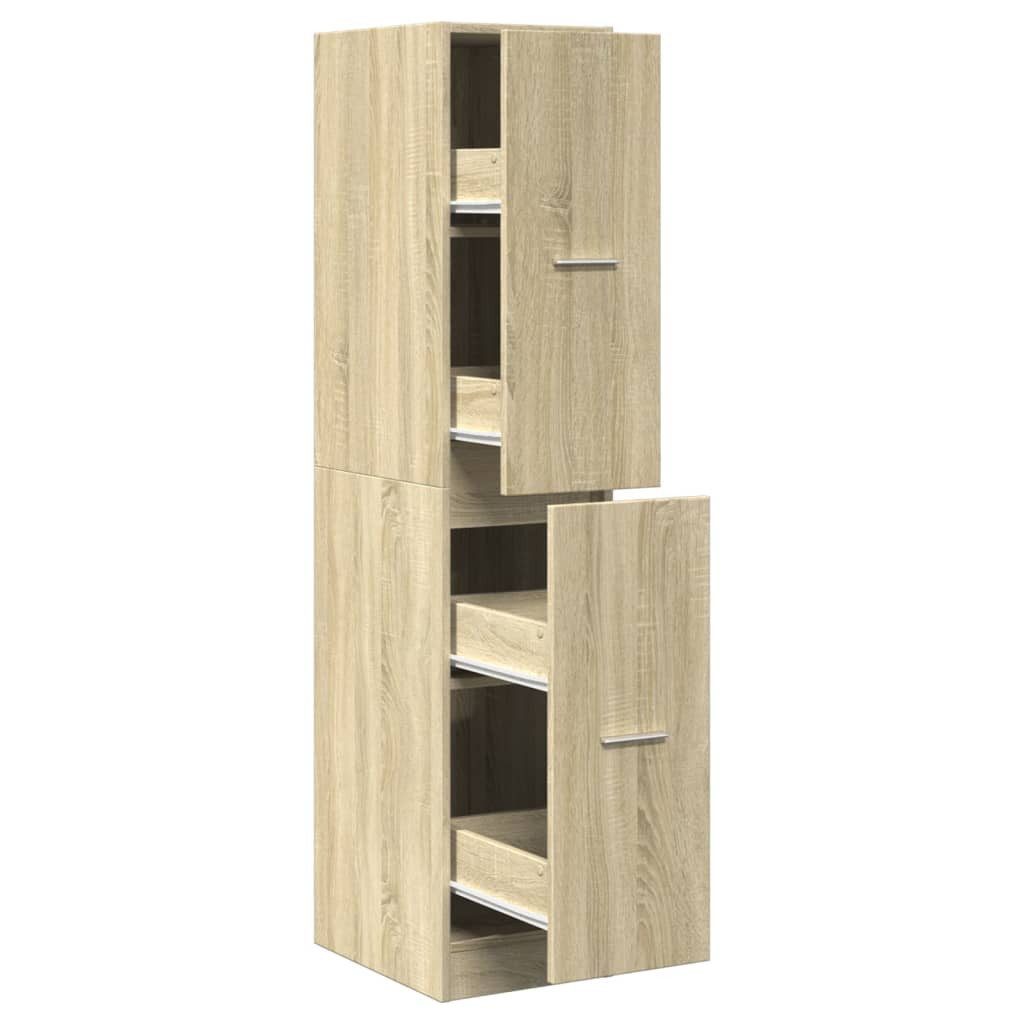 vidaXL Unterschrank Küchenschrank Apothekerschrank Sonoma Eiche günstig online kaufen