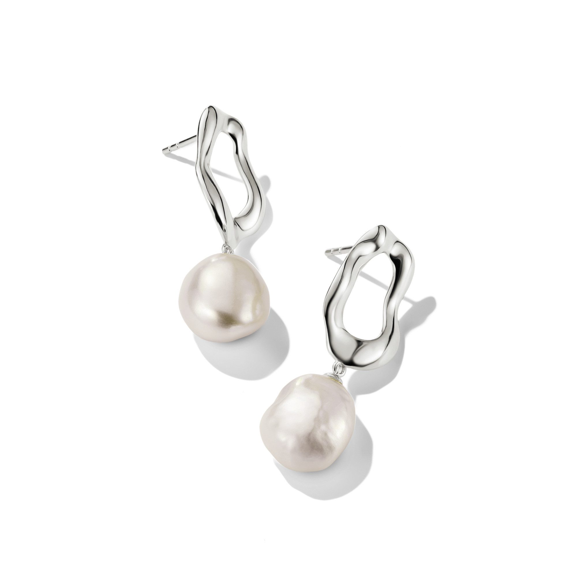 THOMAS SABO Paar Ohrstecker Natural Beauty Ohrringe mit Perlen Bold Elegance, mit Süßwasserzuchtperle
