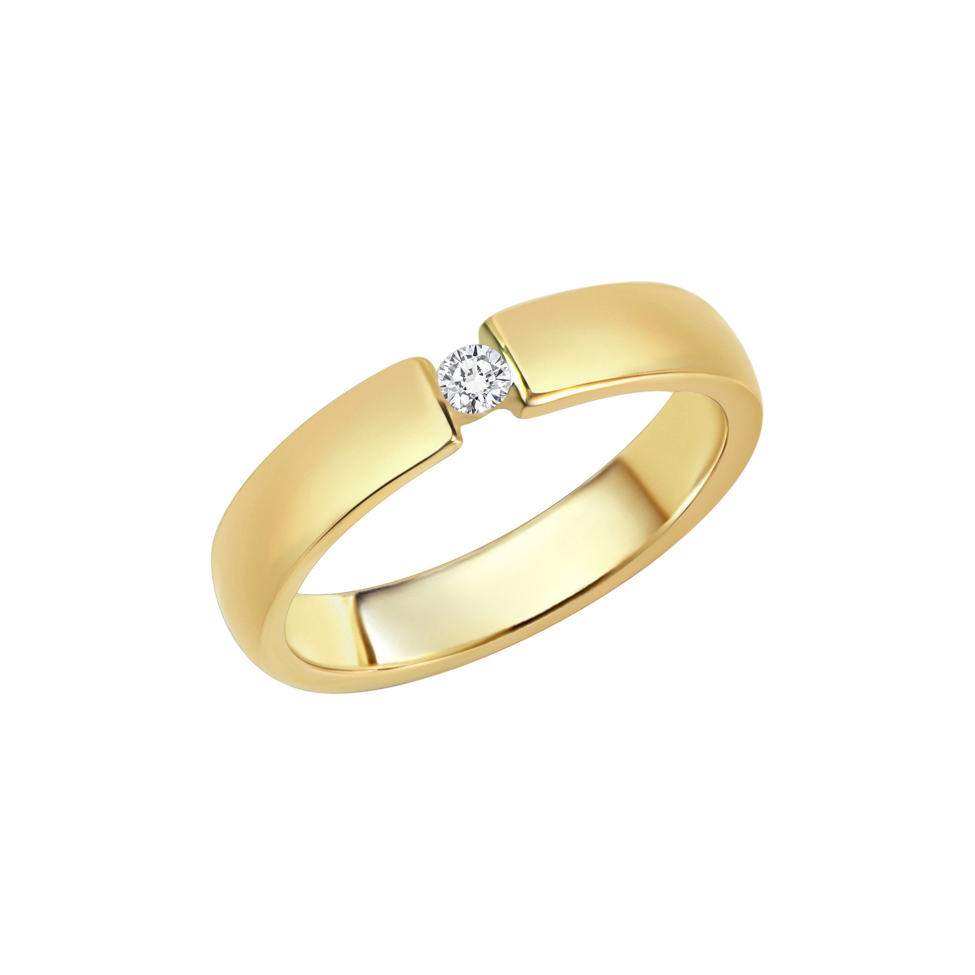 Diamonds by Ellen K. Fingerring Gold 375 mit 1x Brillant 0,05ct.