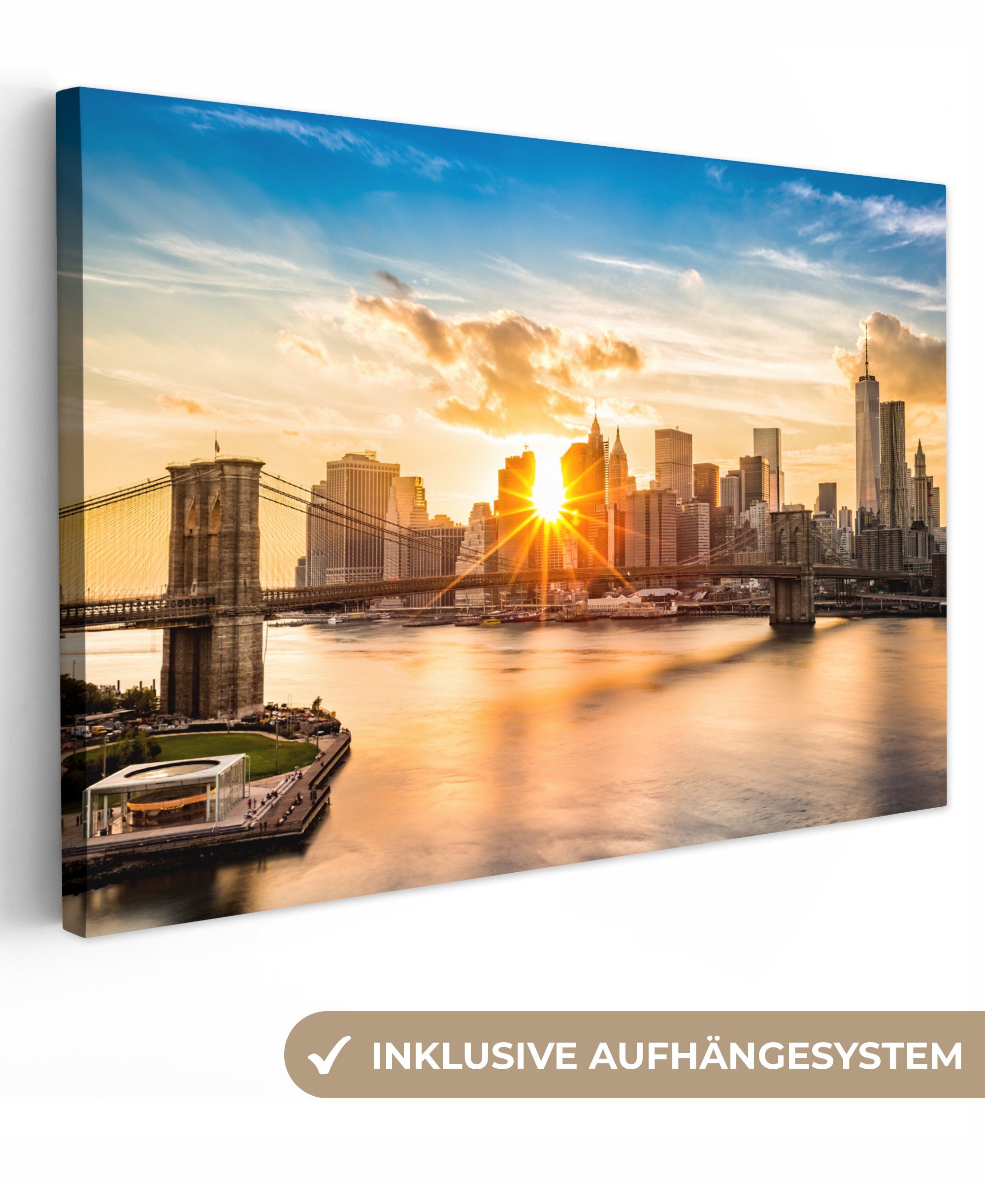 OneMillionCanvasses® Leinwandbild New York - Brooklyn günstig online kaufen