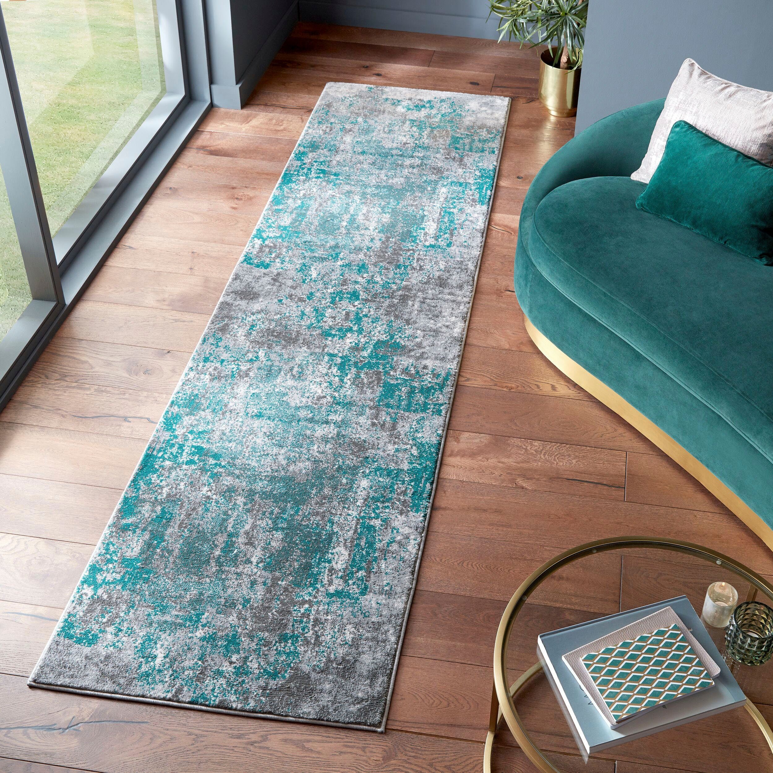 Läufer, FLAIR RUGS, rechteckig, Höhe: grün 10 mm