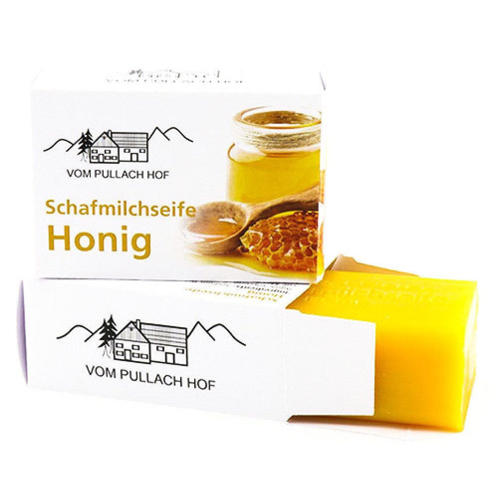 vom Pullach Hof Handseife Pullach Hof Seife Honig Schafmilchseife 100g, 1-tlg.
