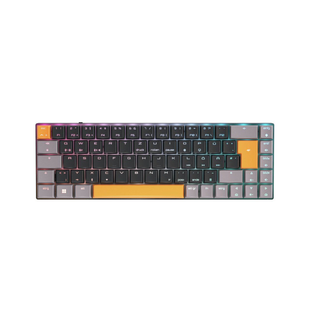 Cherry MX-LP 2.1 Compact Wireless Gaming-Tastatur (MX Low Profile Technologie)