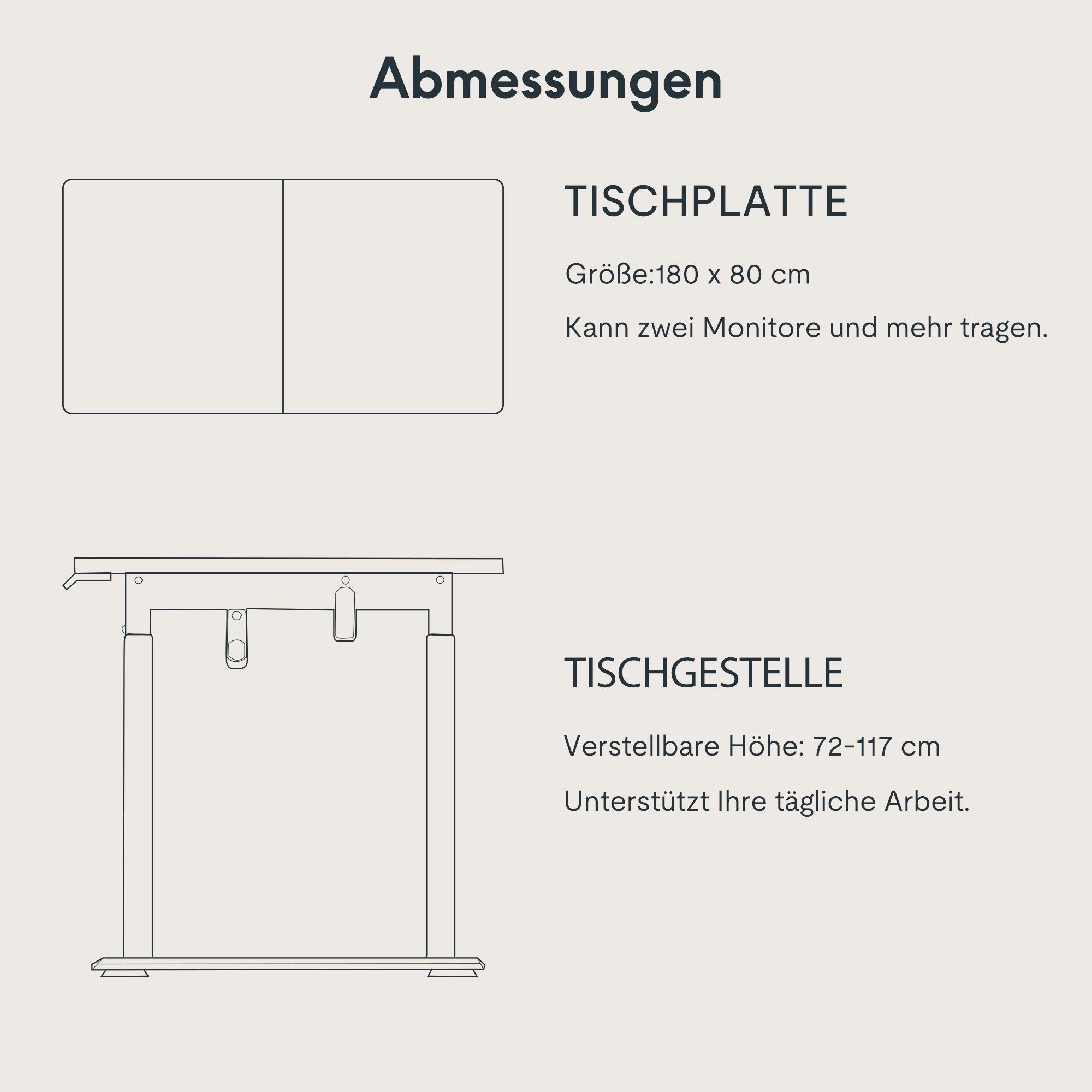 FLEXISPOT Schreibtisch Elektrisch höhenverstellbarer Tisch mit Doppelmotor (Höhenverstellbarer Schreibtisch elektrisch), Gaming Tisch, 4-Beinen, 2 Motoren, 2-Fach-Teleskop