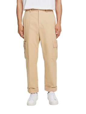 Esprit Cargohose Cargohose mit Umschlagsaum