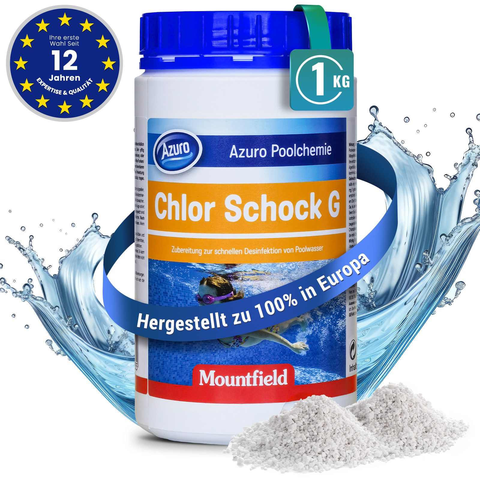 Azuro Chlorgranulat Chlor Schock Granulat-56% Aktives günstig online kaufen