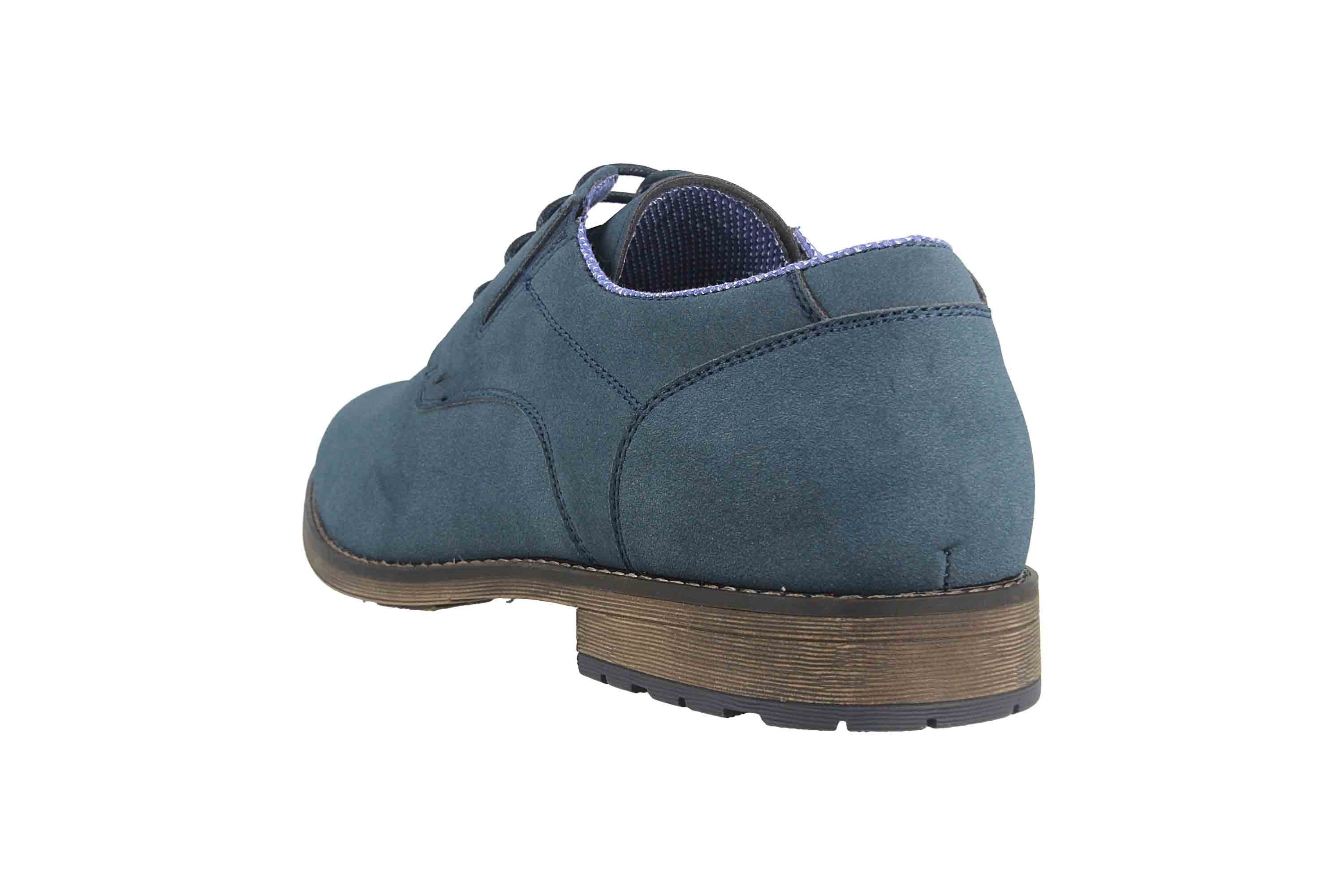 Mavins 3HH0180302 4100 Navy PU Nubuck Schnürschuh