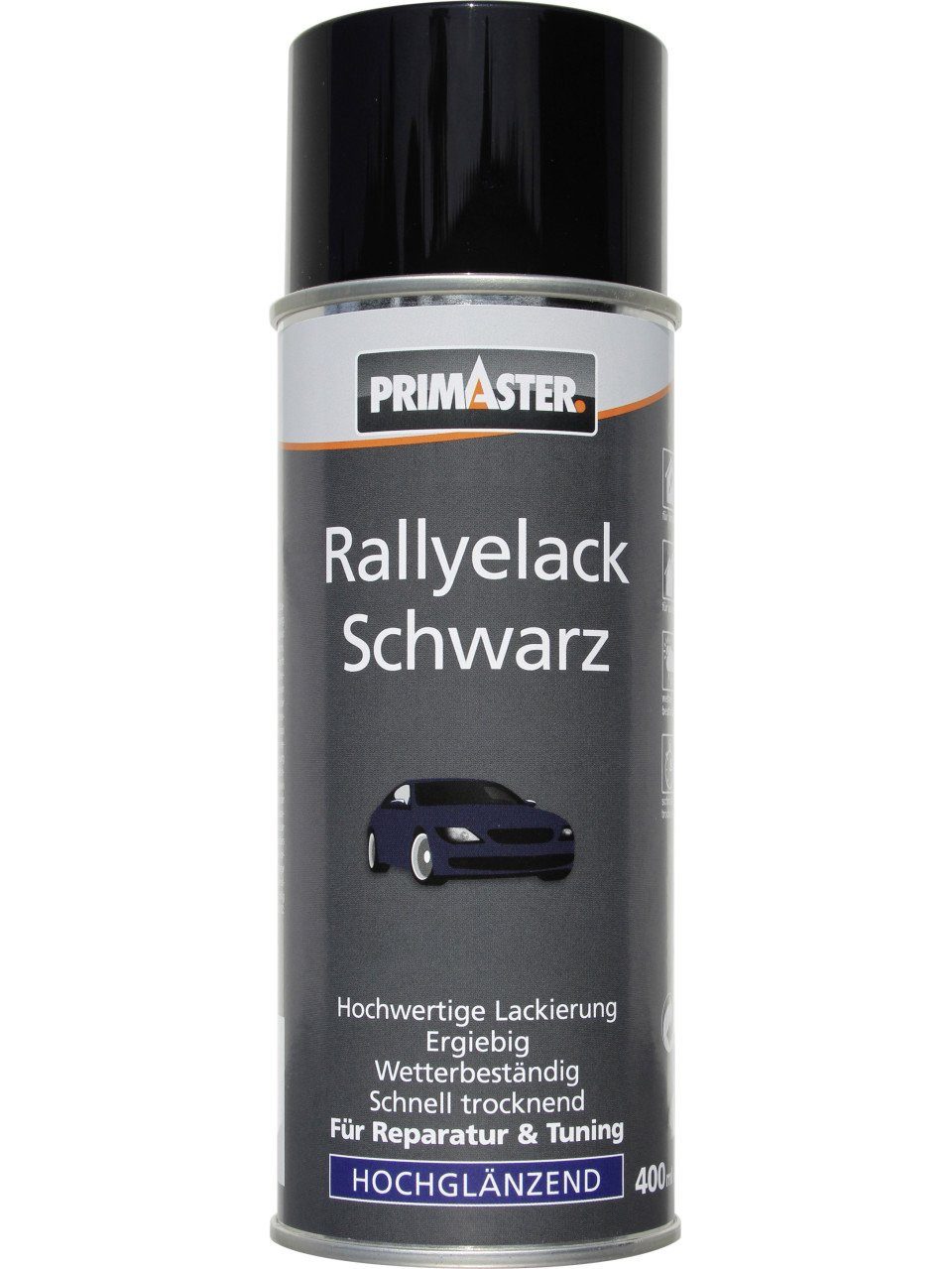 Sprühlack Primaster Rallye-Lackspray schwarz glänzend 400ml