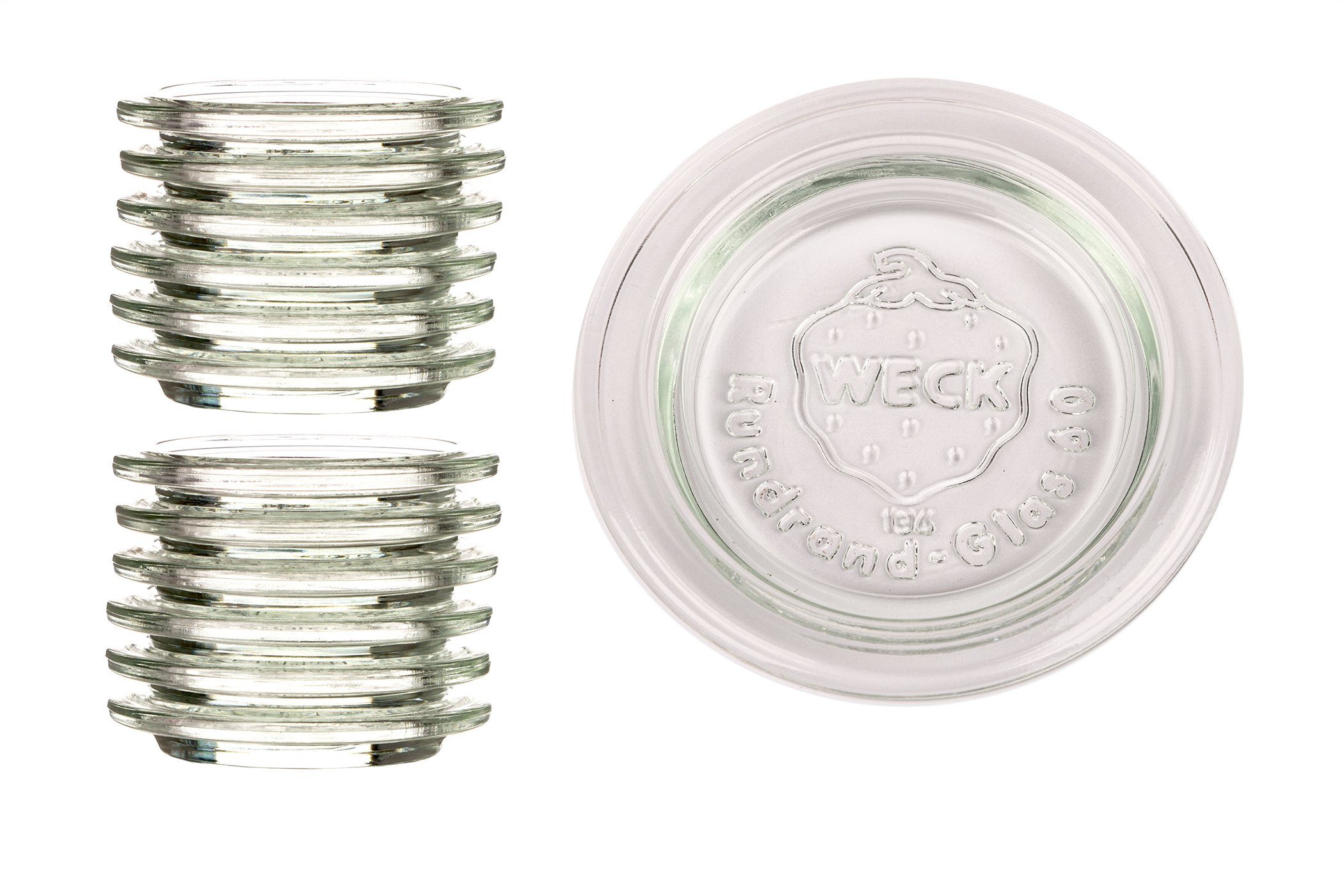 Weck Einmachglas »Ersatzdeckel 60 mm für Weckgläser RR 60«, Glas, (12-tlg)  online kaufen | OTTO