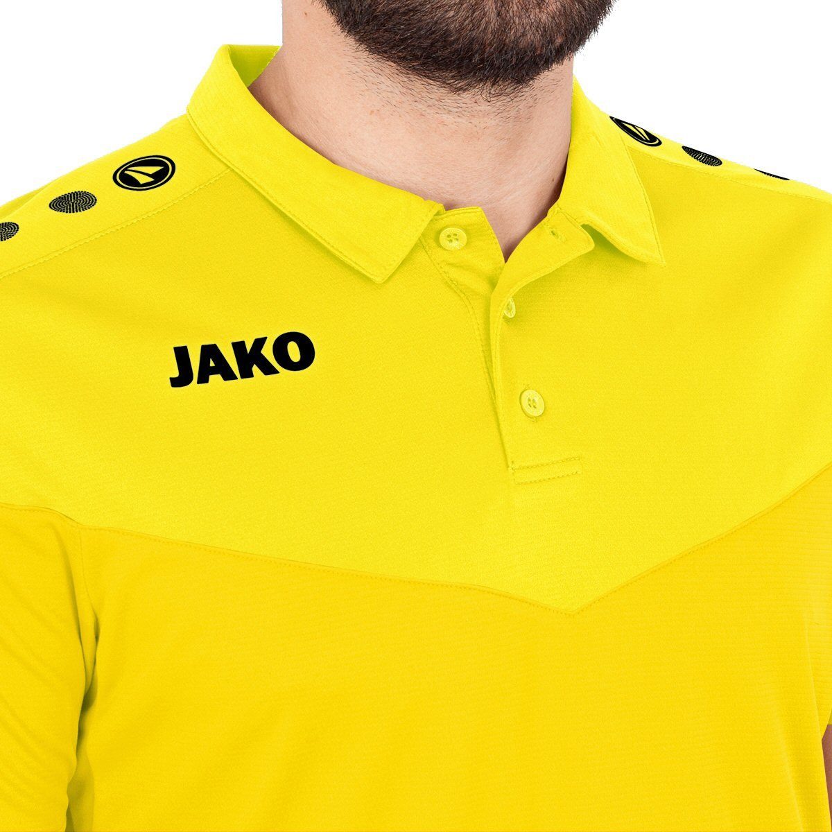 Jako Poloshirt Champ 2.0 (100% Polyester) gelb Herren