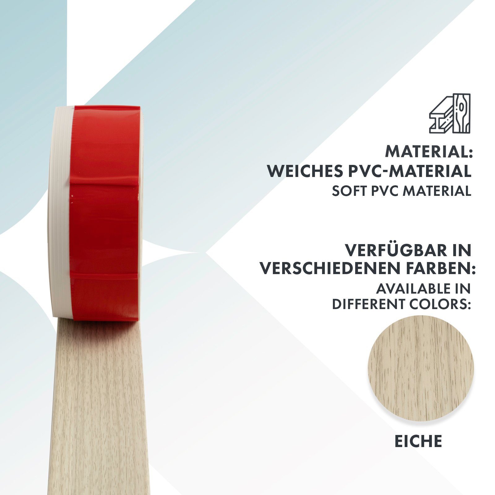 Erhältlich Sockelleiste L: Designs Verschiedene 1500 & Oslo, Größen, vielen Farben cm, in Floordirekt Eiche
