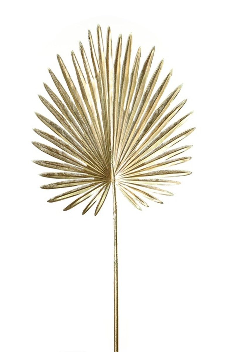 Kunstpflanze Kunst Palmwedel Washingtonia CENNY, Gold, 115cm Washingtonpalme, artplants, Höhe 115.0 cm