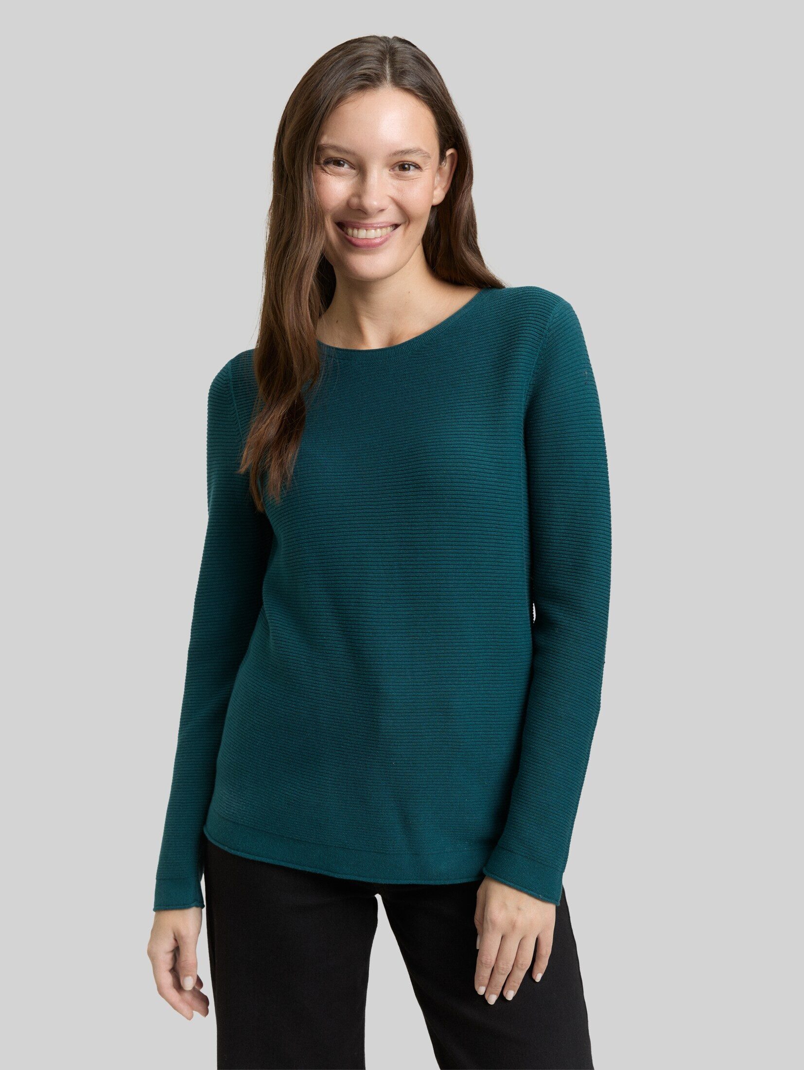 TOM TAILOR Strickpullover Pullover & Strickjacken Strickpullover aus Baumwolle