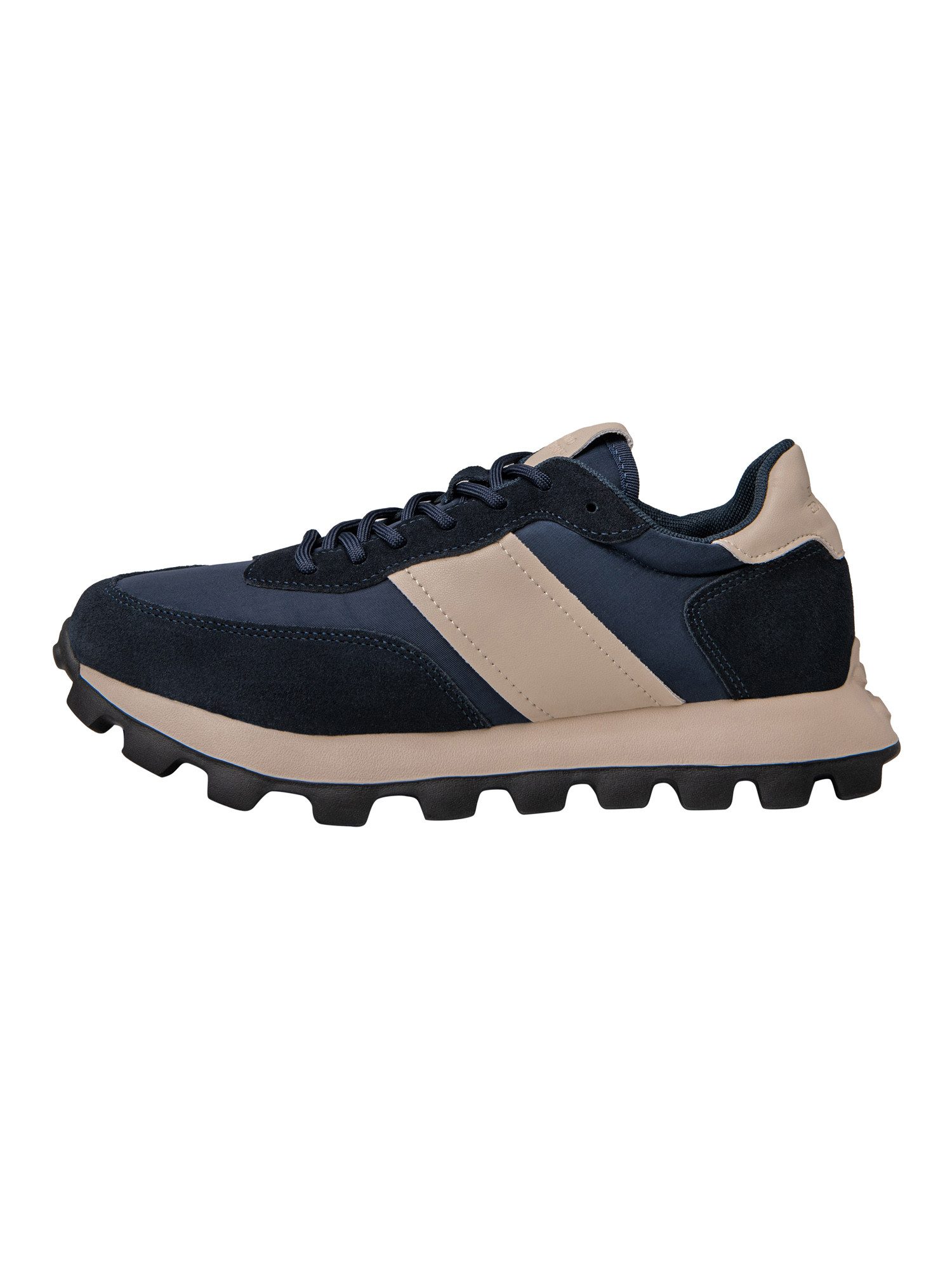 OMBRE Herren Sneakers mit massiver Sohle Casual Navy 41 Sneaker (kein Set) in Unifarbe
