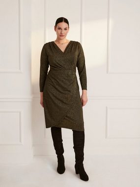 Guido Maria Kretschmer Curvy Wickelkleid Carmen (1-tlg) Wickel-Design, Drapiert/gerafft