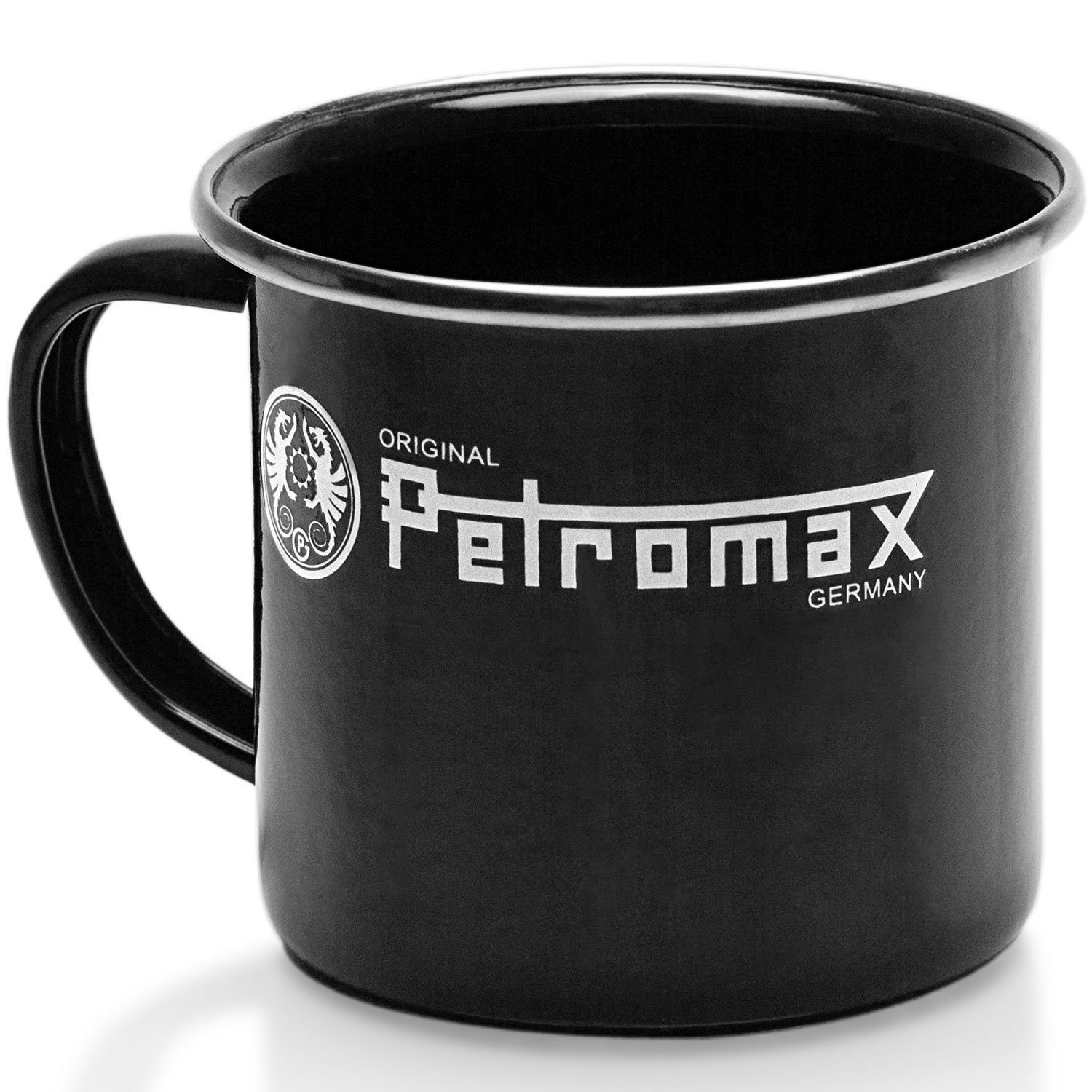 Outdoor in Petromax 7 Geschirr-Set schwarz, teilig Perkolator+Becher+Schüssel+Teller Perkolator Vorteils-Set