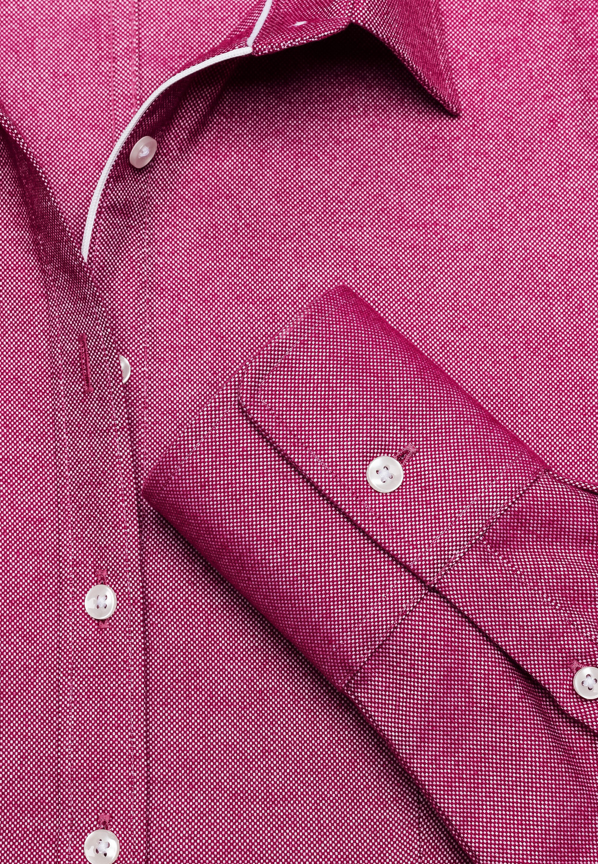 Vincenzo Boretti Klassische Bluse leicht tailliert soft Oxford günstig online kaufen