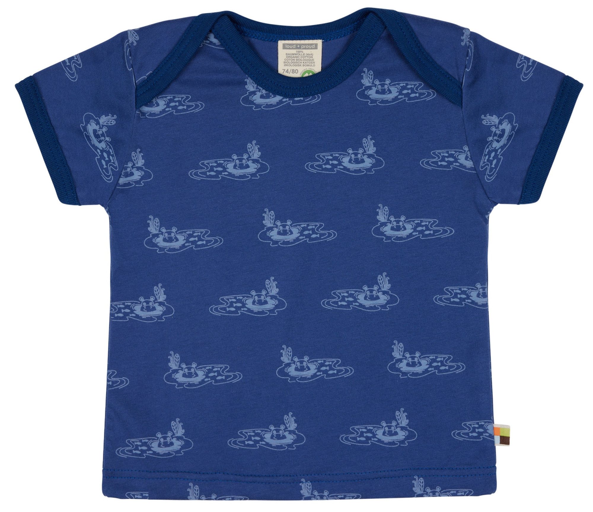 loud + proud T-Shirt mit Druck GOTS