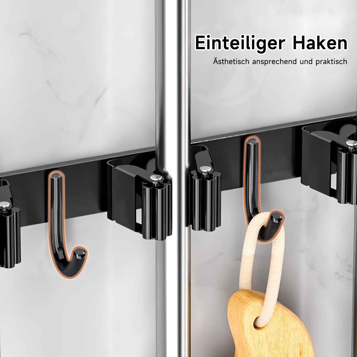Refined Living Badaccessoire-Set Besenhalterung Wand 304 günstig online kaufen
