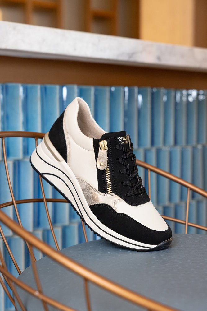 Remonte Keilsneaker, Freizeitschuh, Halbschuh, Schnürschuh, vegane Verarbei günstig online kaufen