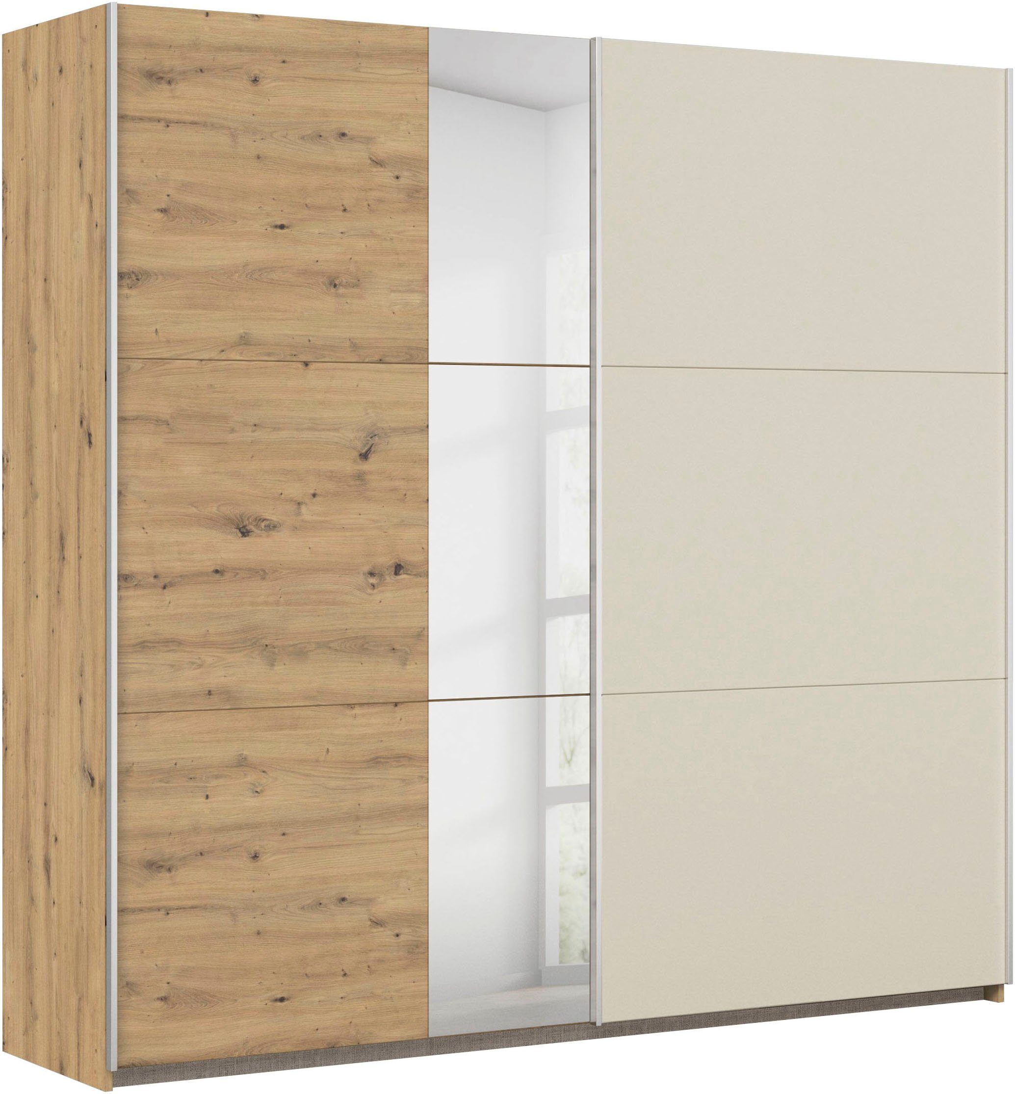 rauch Schlafzimmer-Set Monza, mit Schwebetürenschrank Breite 218 cm, Bettanlage in 2 Breiten