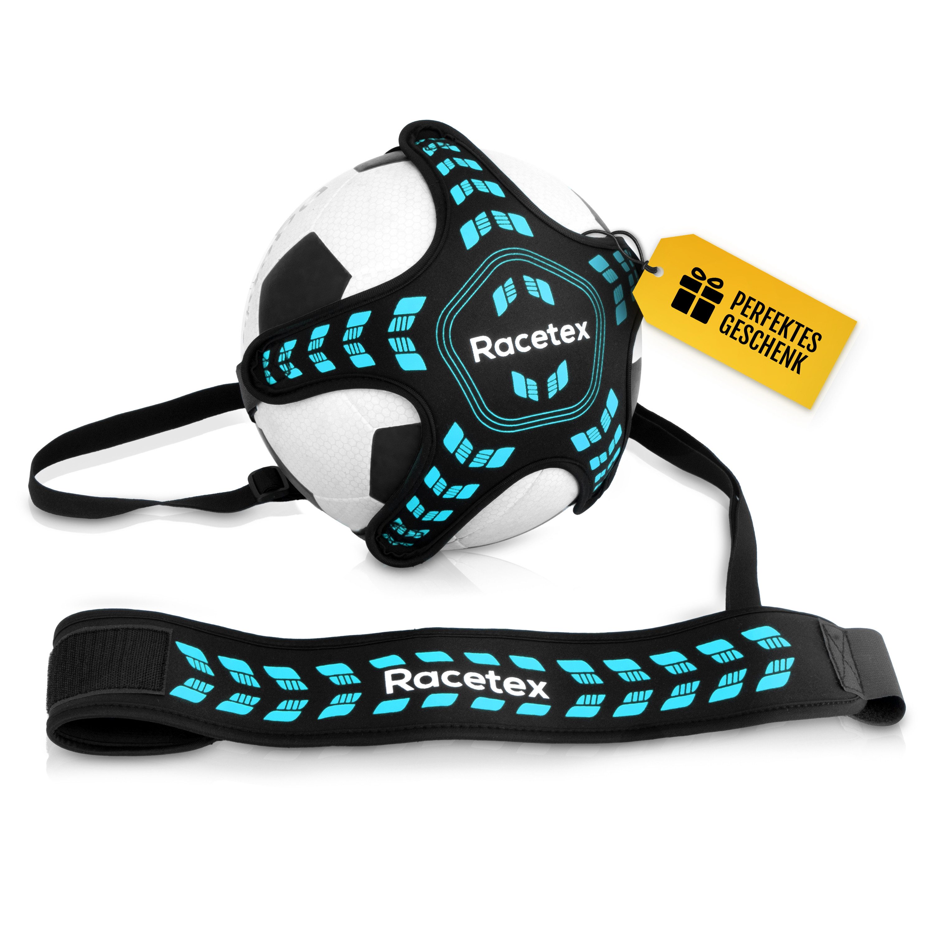 Fußballtor Racetex Fussballtrainer mit Schnur - Trainingsgerät