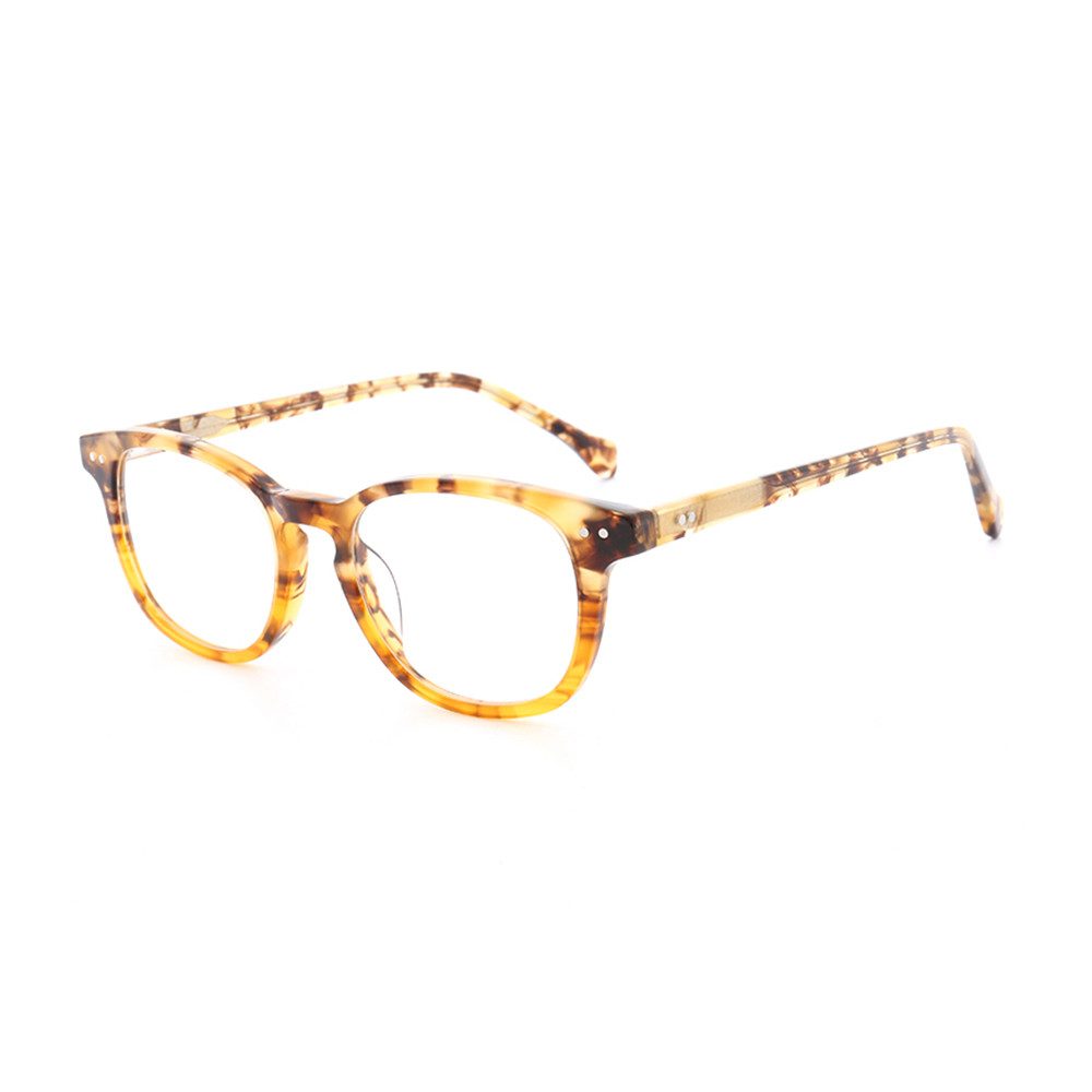 PACIEA Brillengestell Damen Herren Anti Blaulicht Ohne Sehstärke Klassisch Rundrahmen