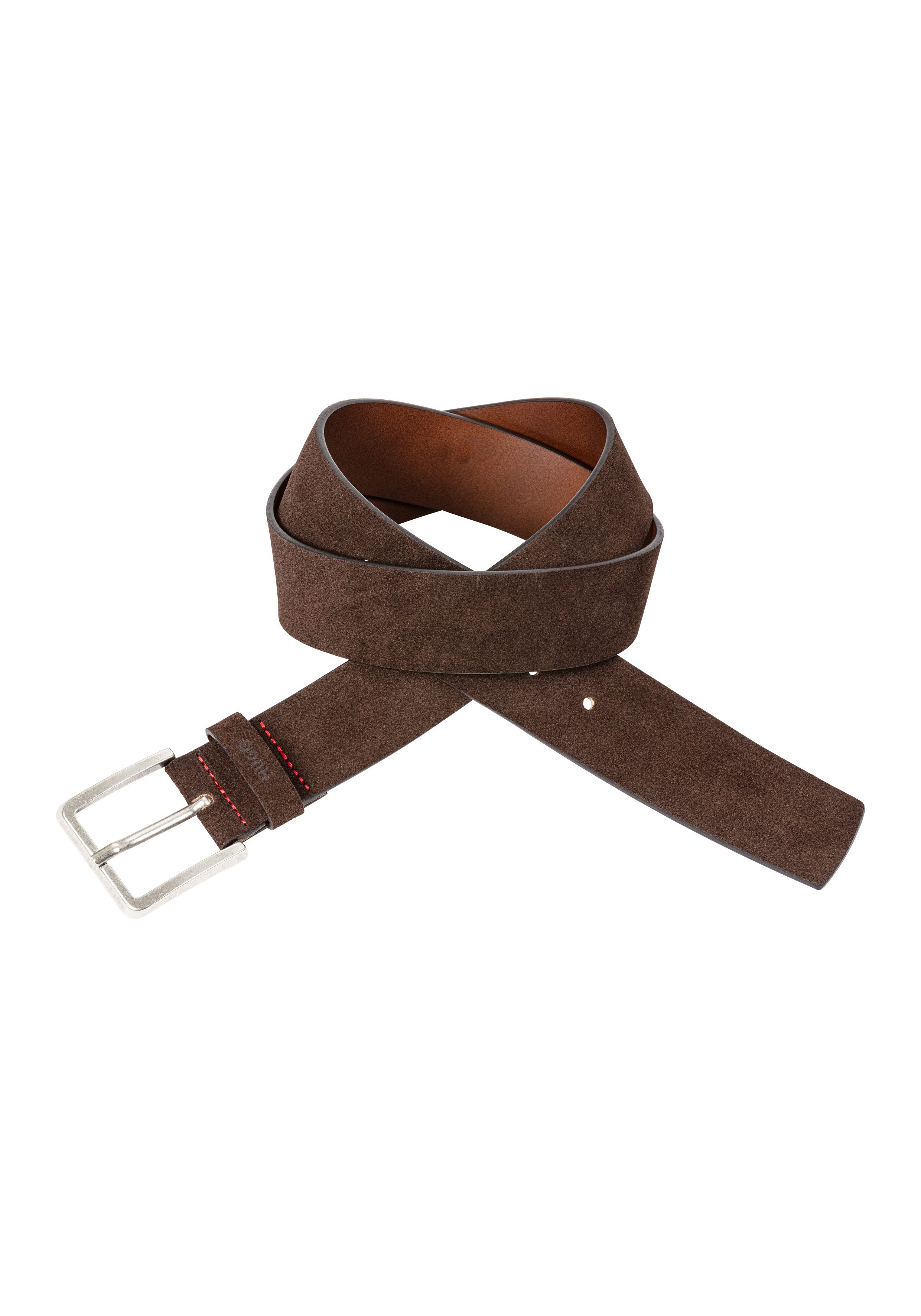 HUGO Ledergürtel Gionio-sd_Sz40 HUGO Markenlogo günstig online kaufen