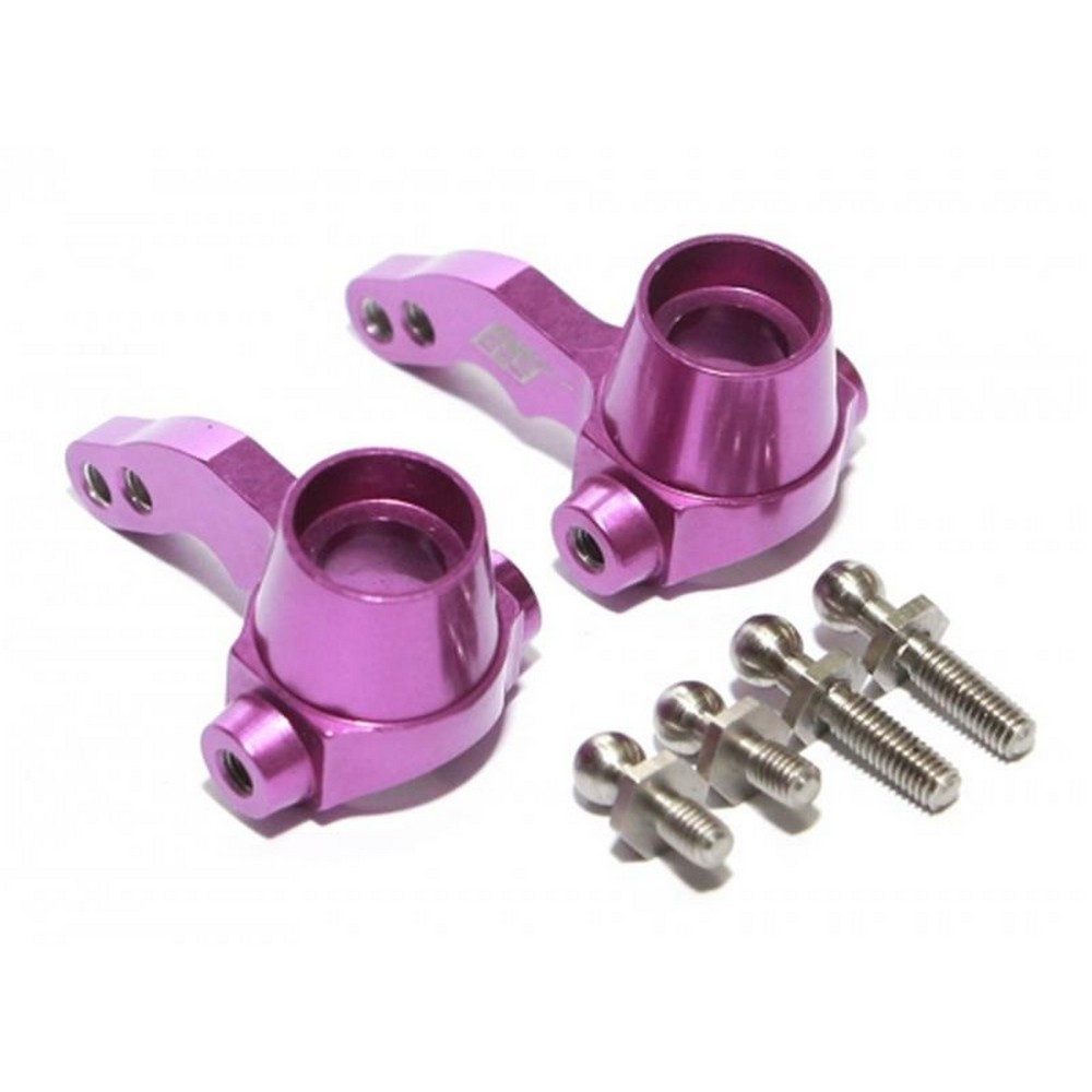 GPM Aluminium Front Knuckle Arm Für Axial SCX10 – 1 Paar Set In Lila