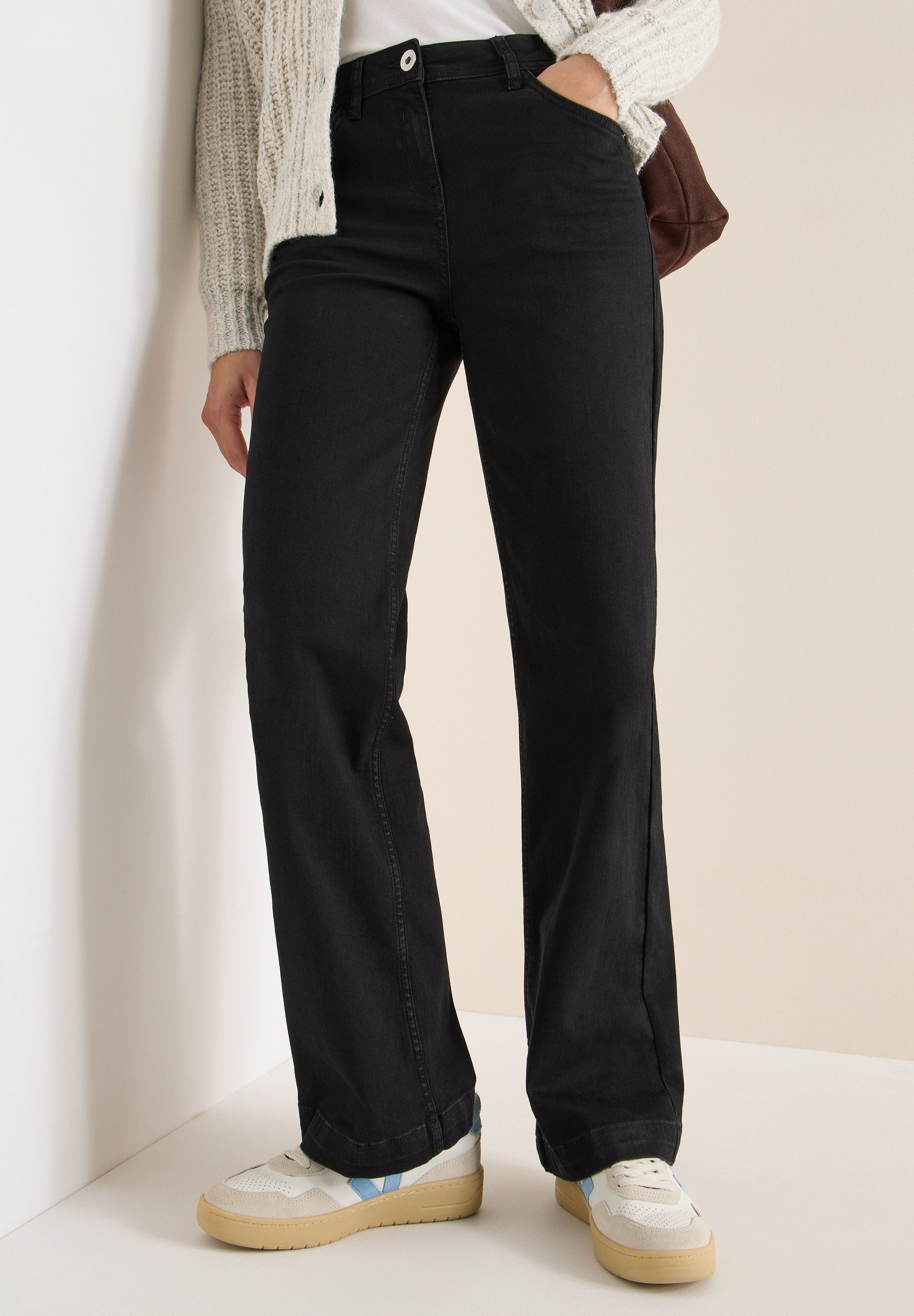 CECIL Slim-fit-Jeans High Waist